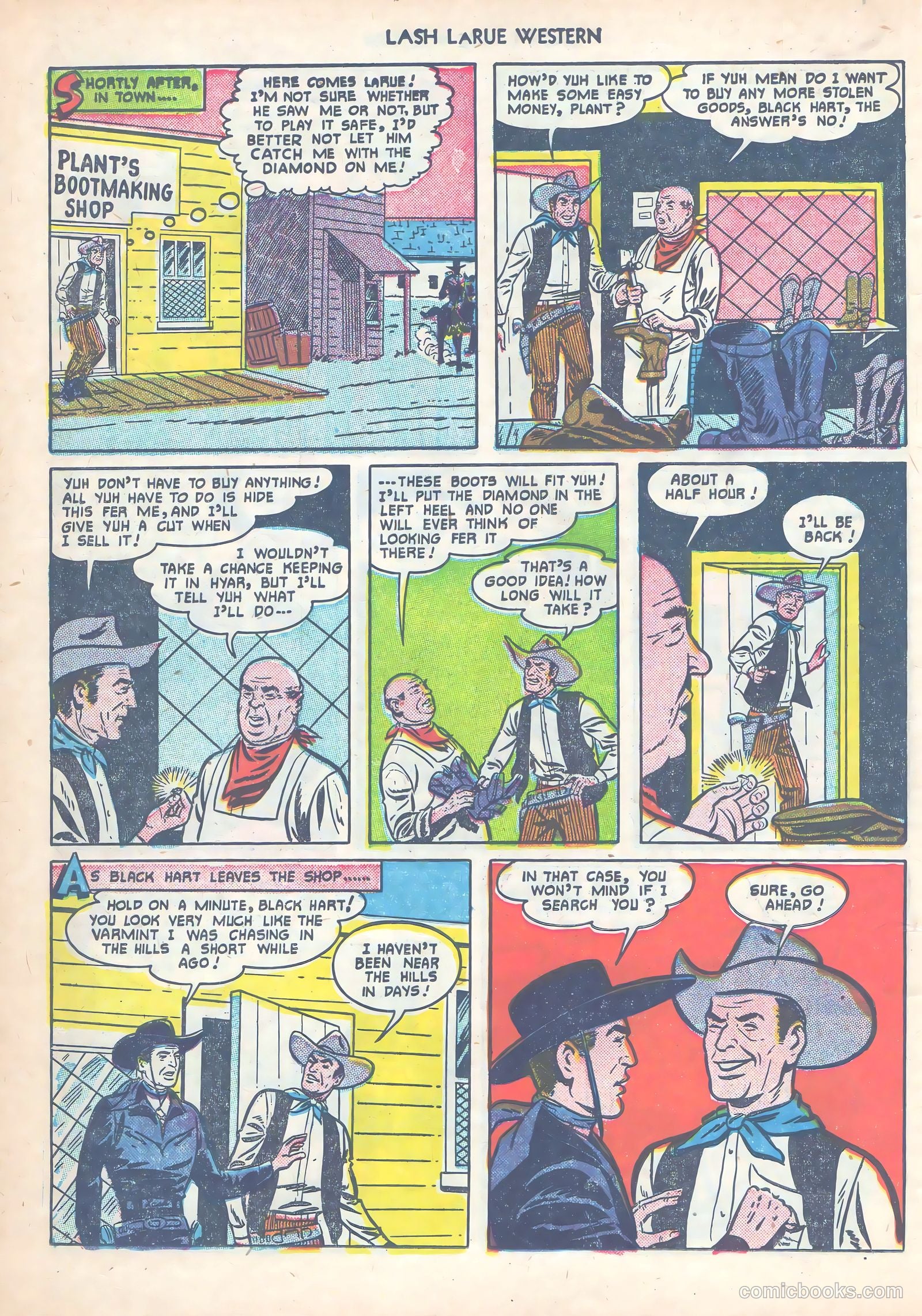 Lash LaRue Western #14 (1951) — page 19 of 53