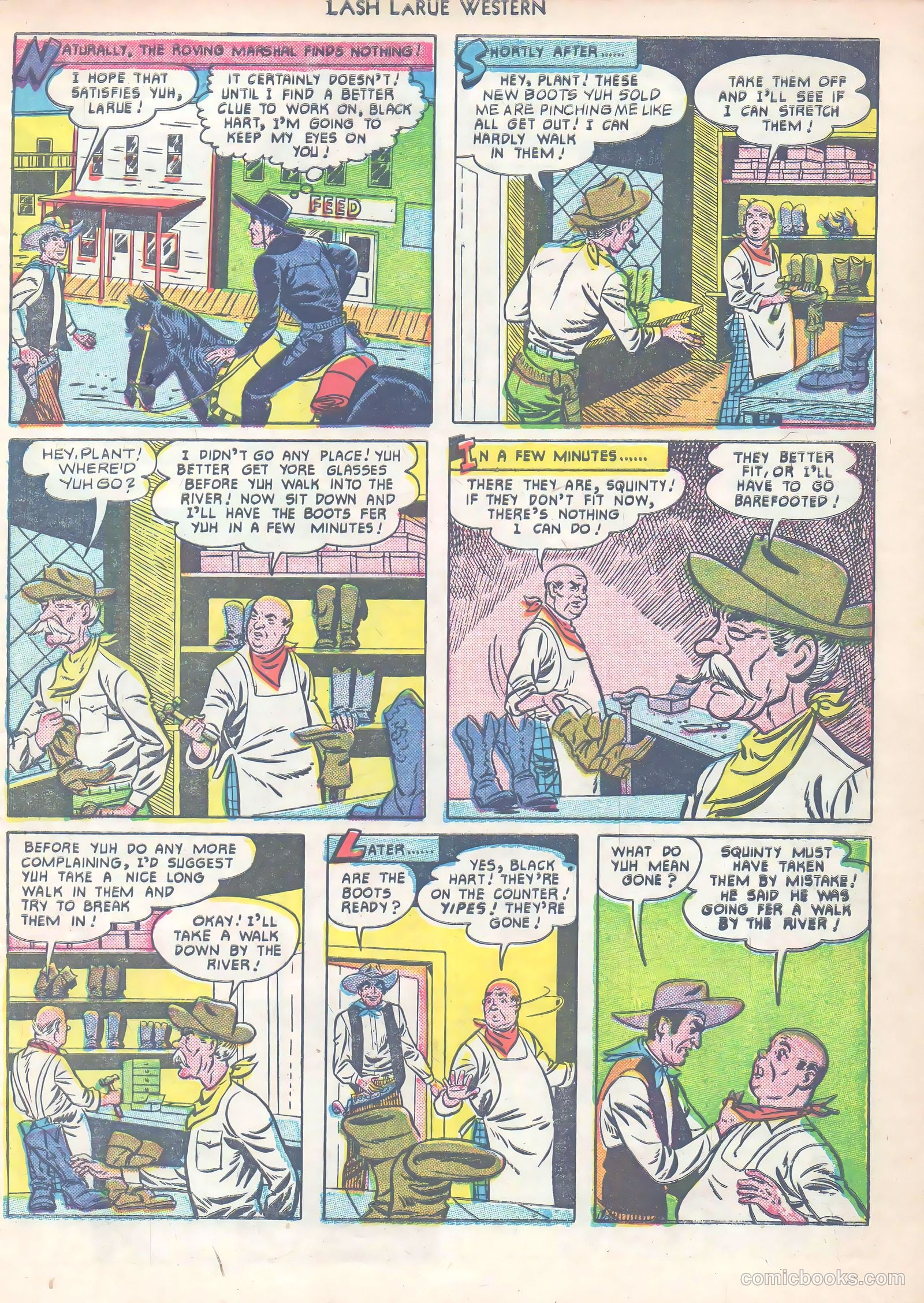 Lash LaRue Western #14 (1951) — page 20 of 53