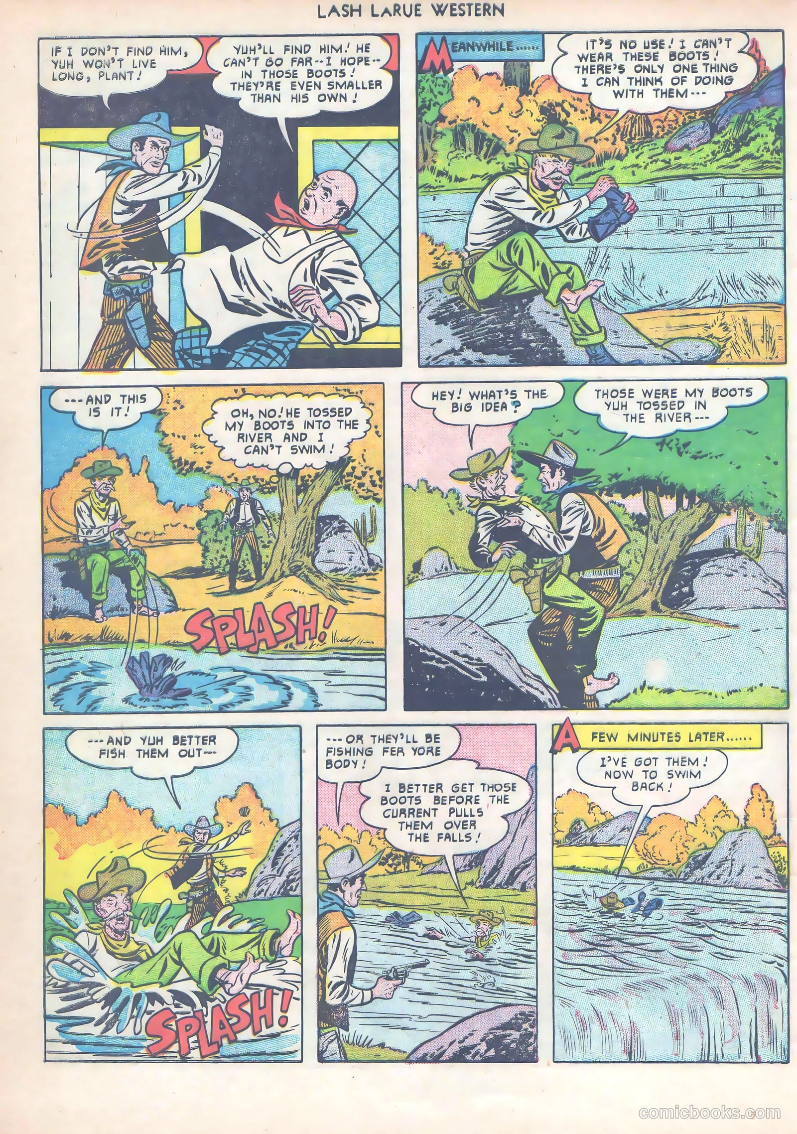 Lash LaRue Western #14 (1951) — page 21 of 53