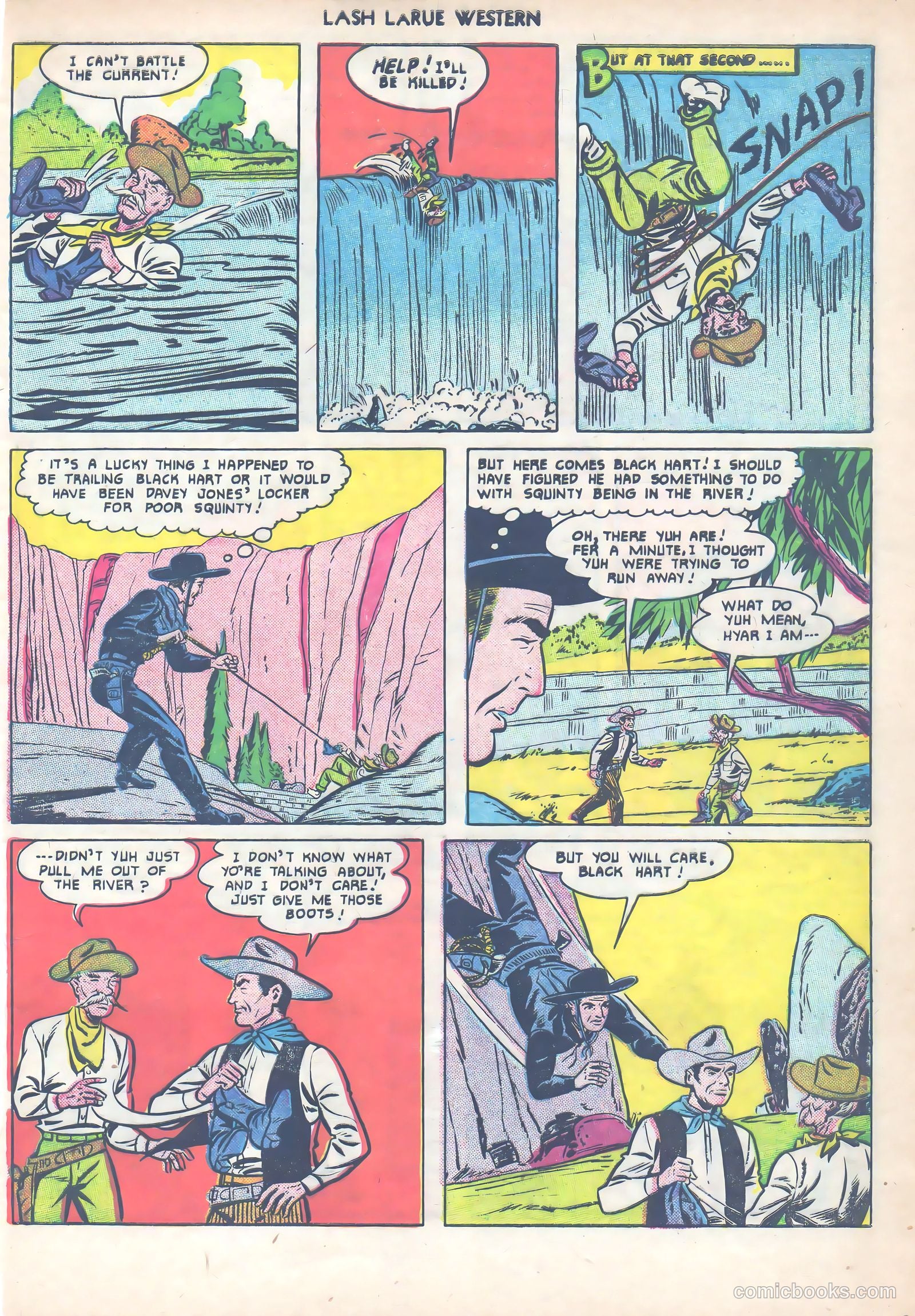 Lash LaRue Western #14 (1951) — page 22 of 53