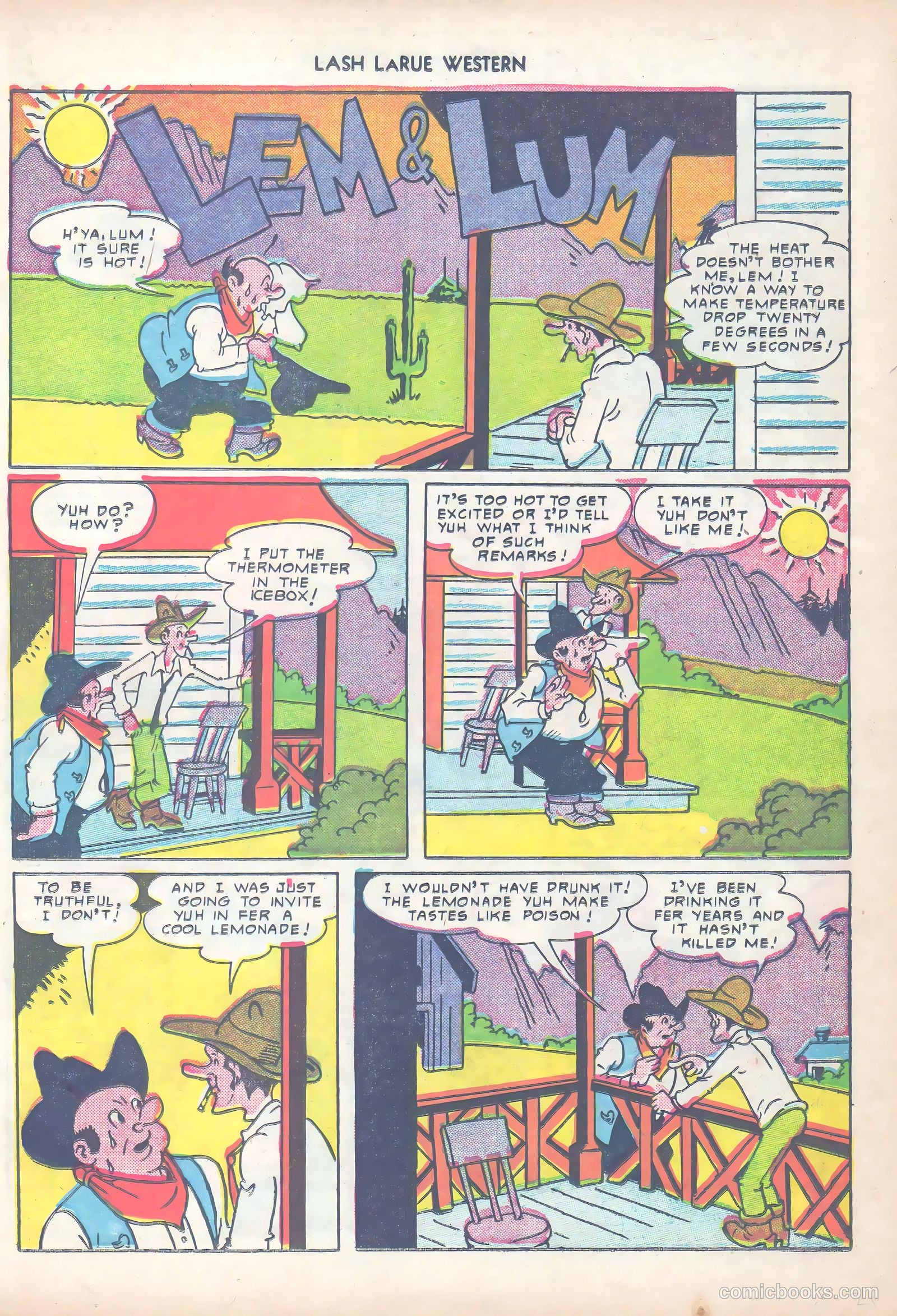 Lash LaRue Western #14 (1951) — page 24 of 53