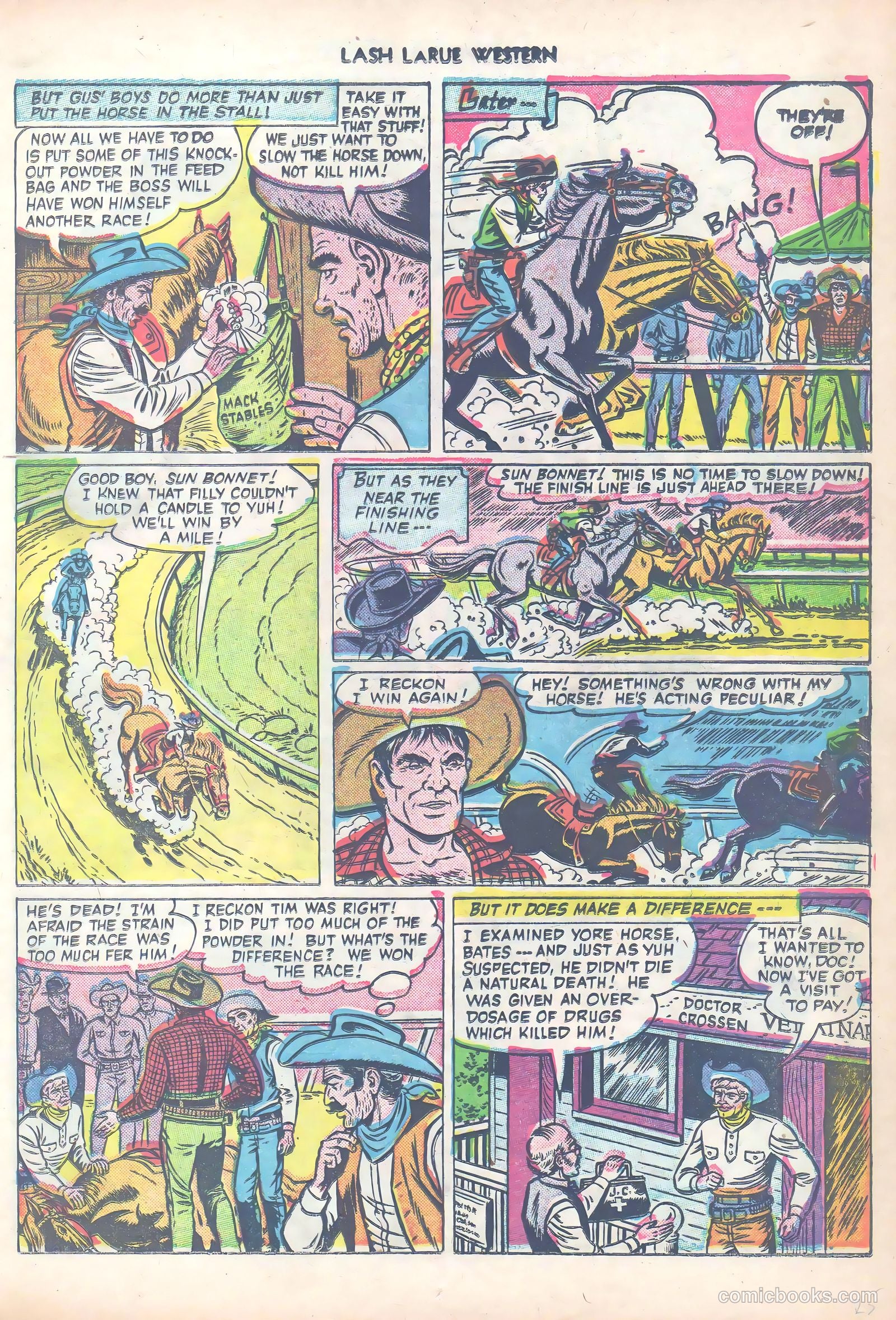 Lash LaRue Western #14 (1951) — page 28 of 53