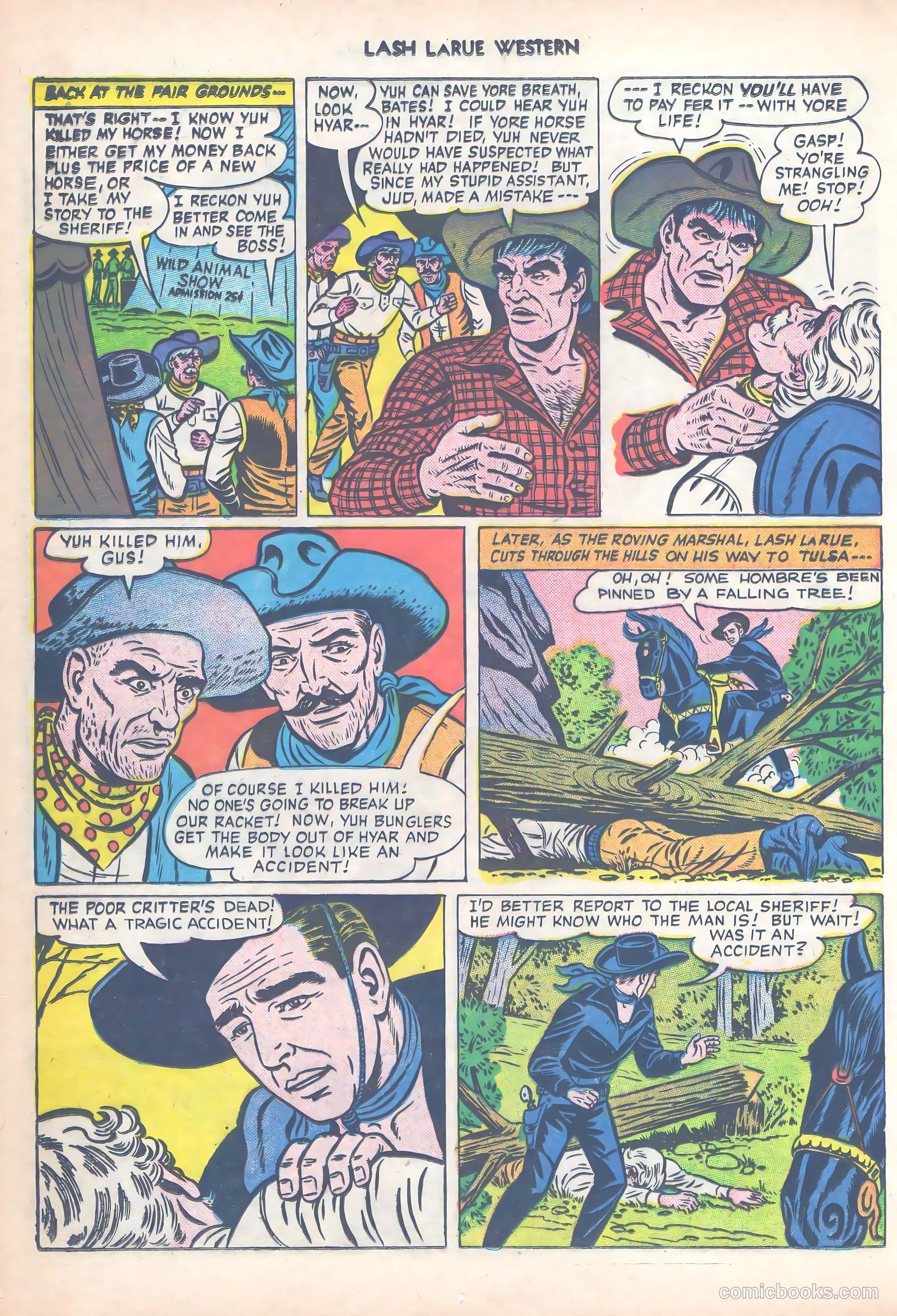 Lash LaRue Western #14 (1951) — page 29 of 53