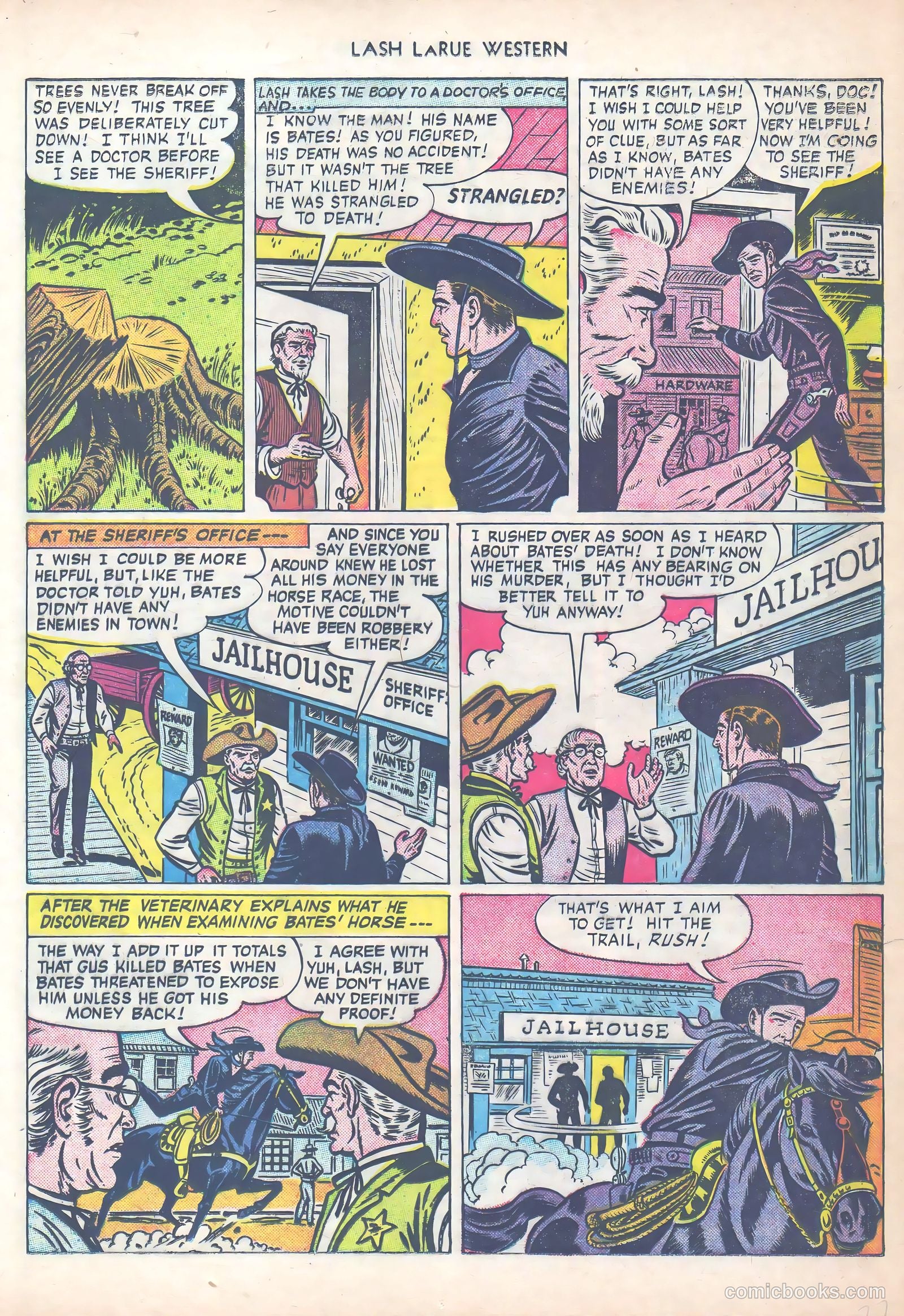 Lash LaRue Western #14 (1951) — page 30 of 53