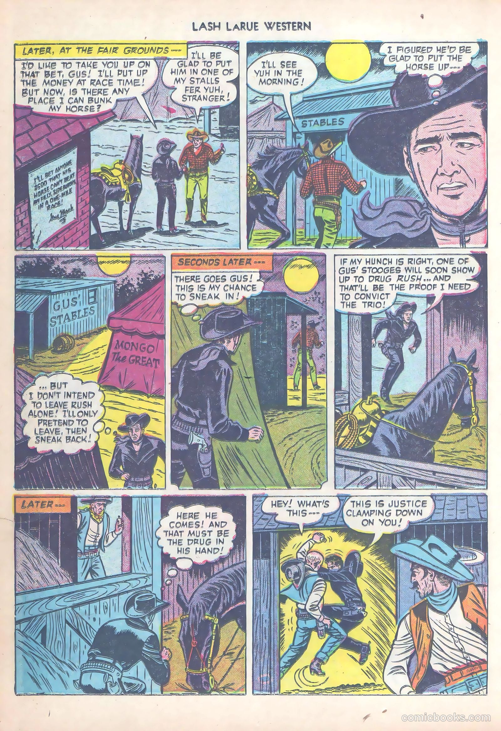 Lash LaRue Western #14 (1951) — page 31 of 53