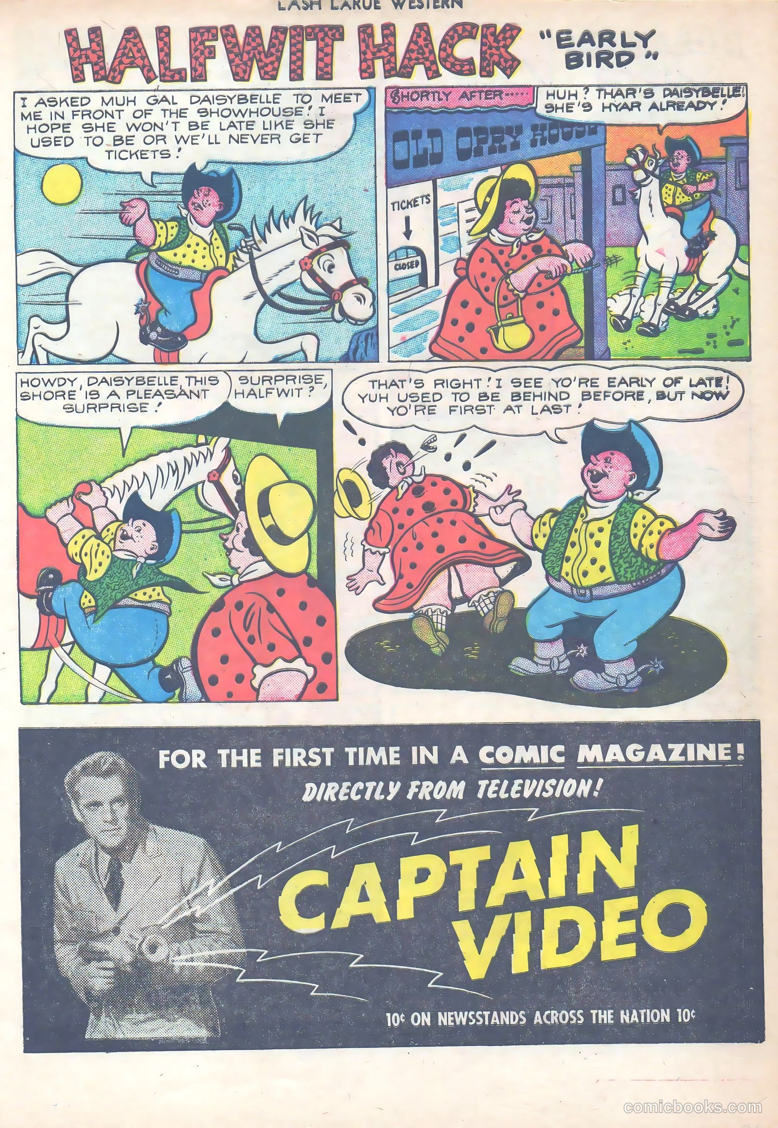 Lash LaRue Western #14 (1951) — page 34 of 53
