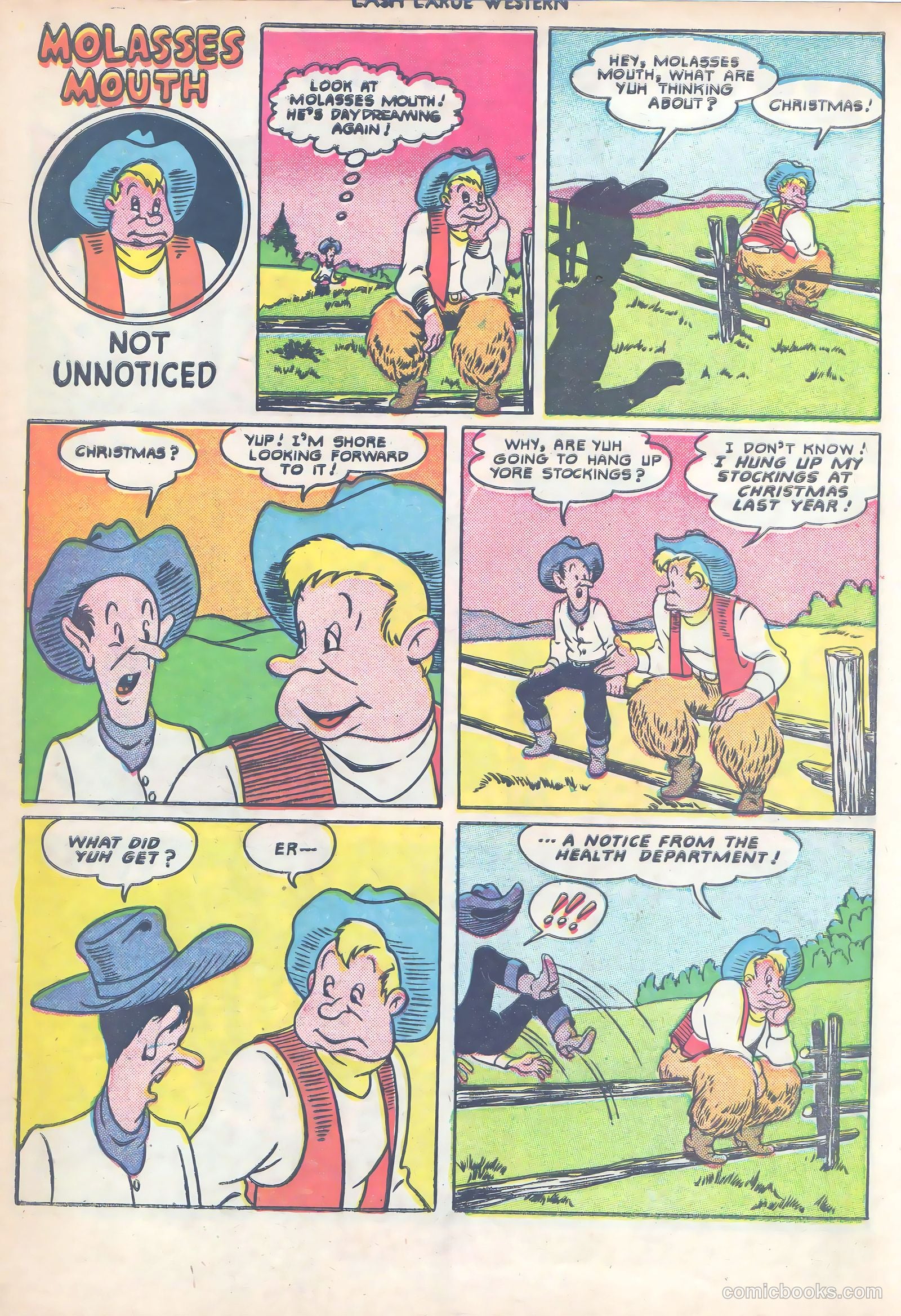 Lash LaRue Western #14 (1951) — page 35 of 53
