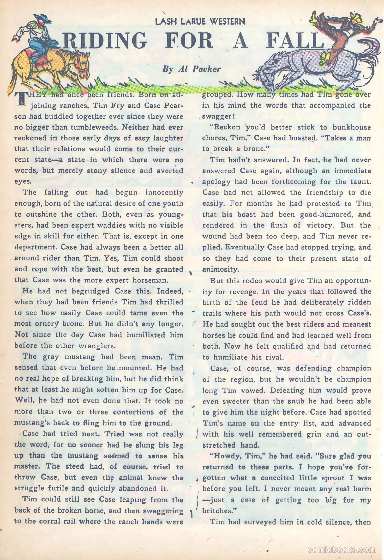 Lash LaRue Western #14 (1951) — page 37 of 53
