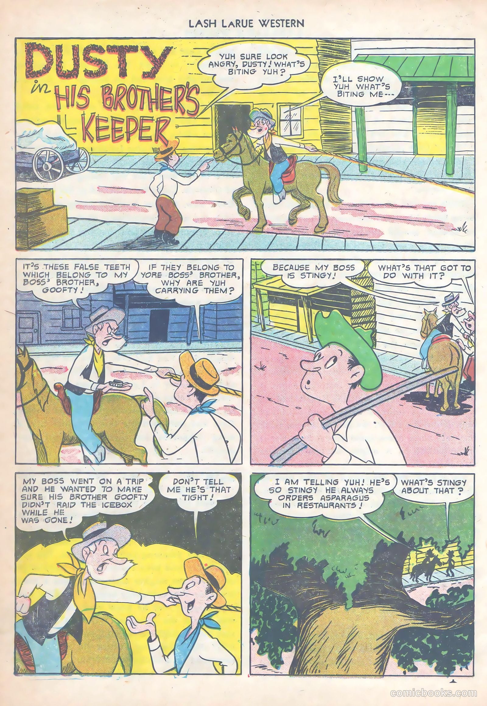 Lash LaRue Western #14 (1951) — page 39 of 53