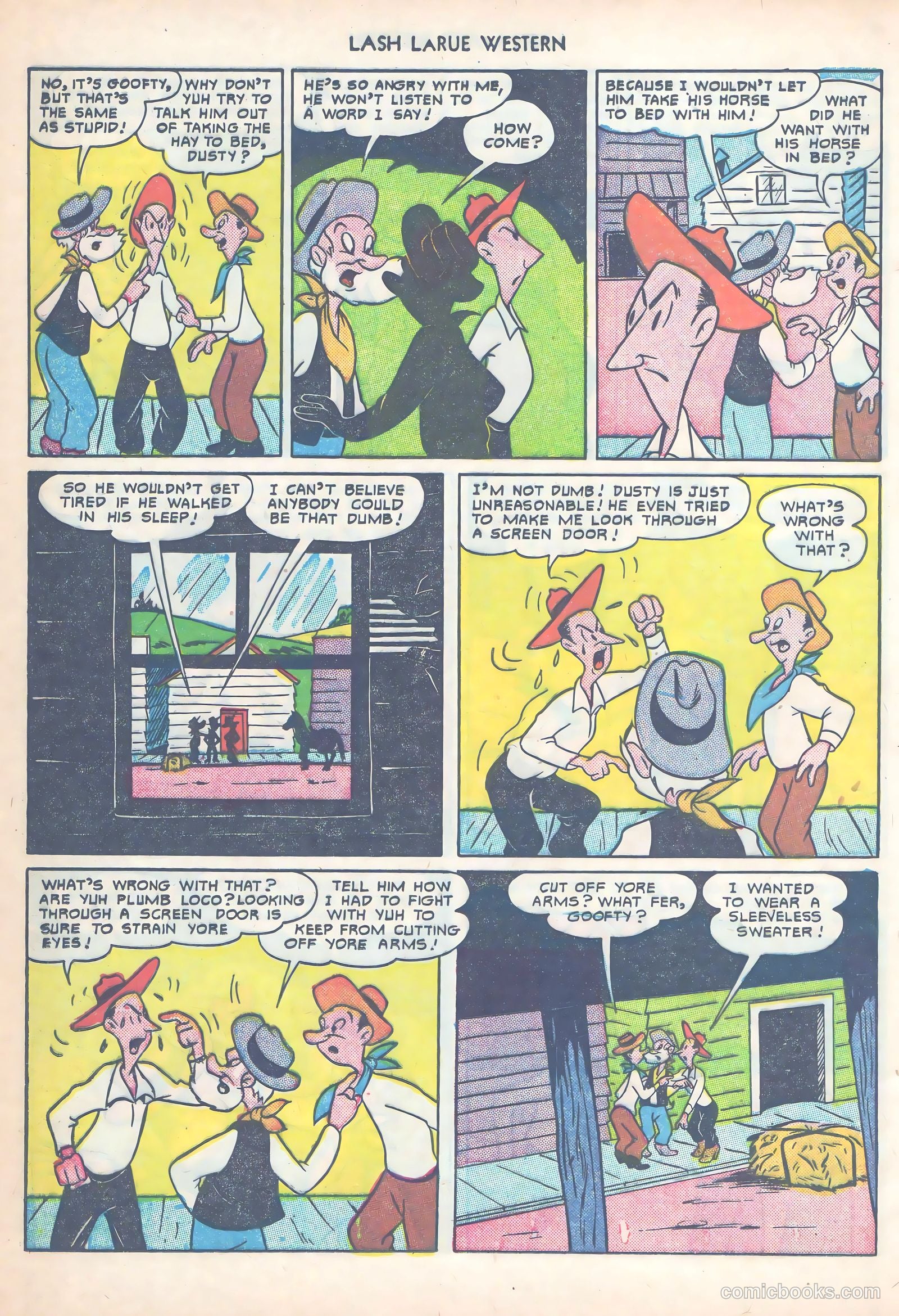 Lash LaRue Western #14 (1951) — page 41 of 53