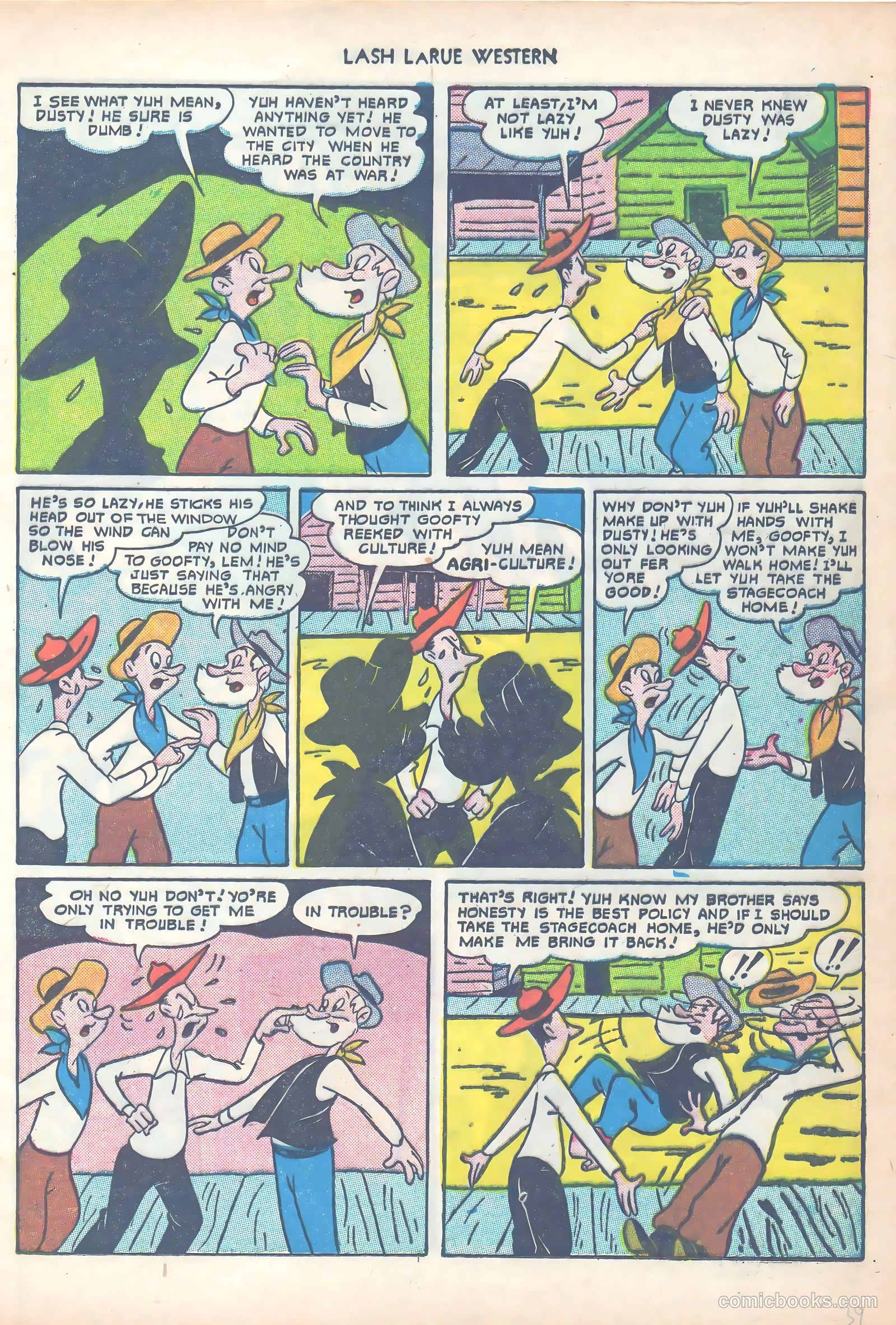 Lash LaRue Western #14 (1951) — page 42 of 53
