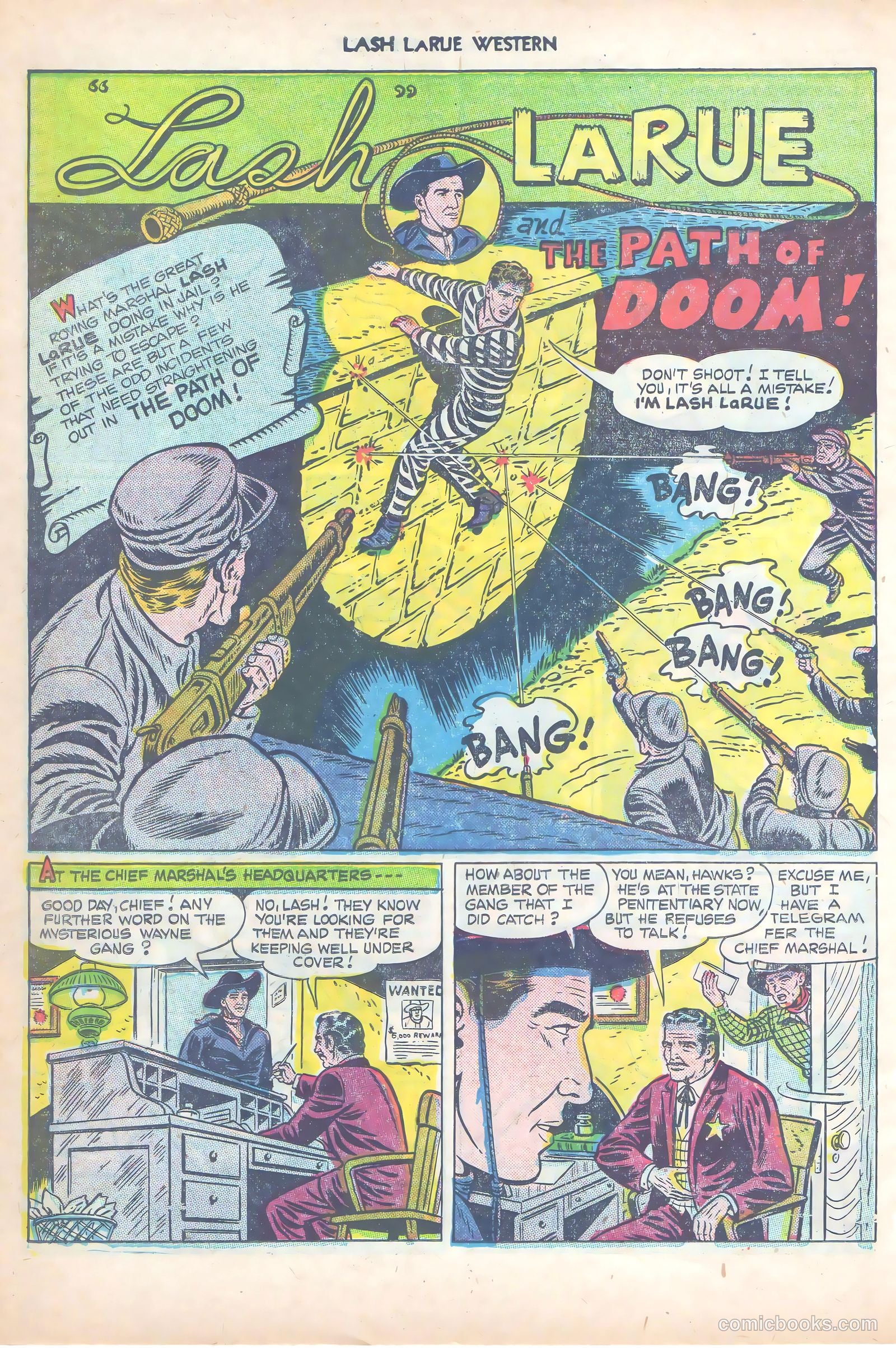 Lash LaRue Western #14 (1951) — page 43 of 53