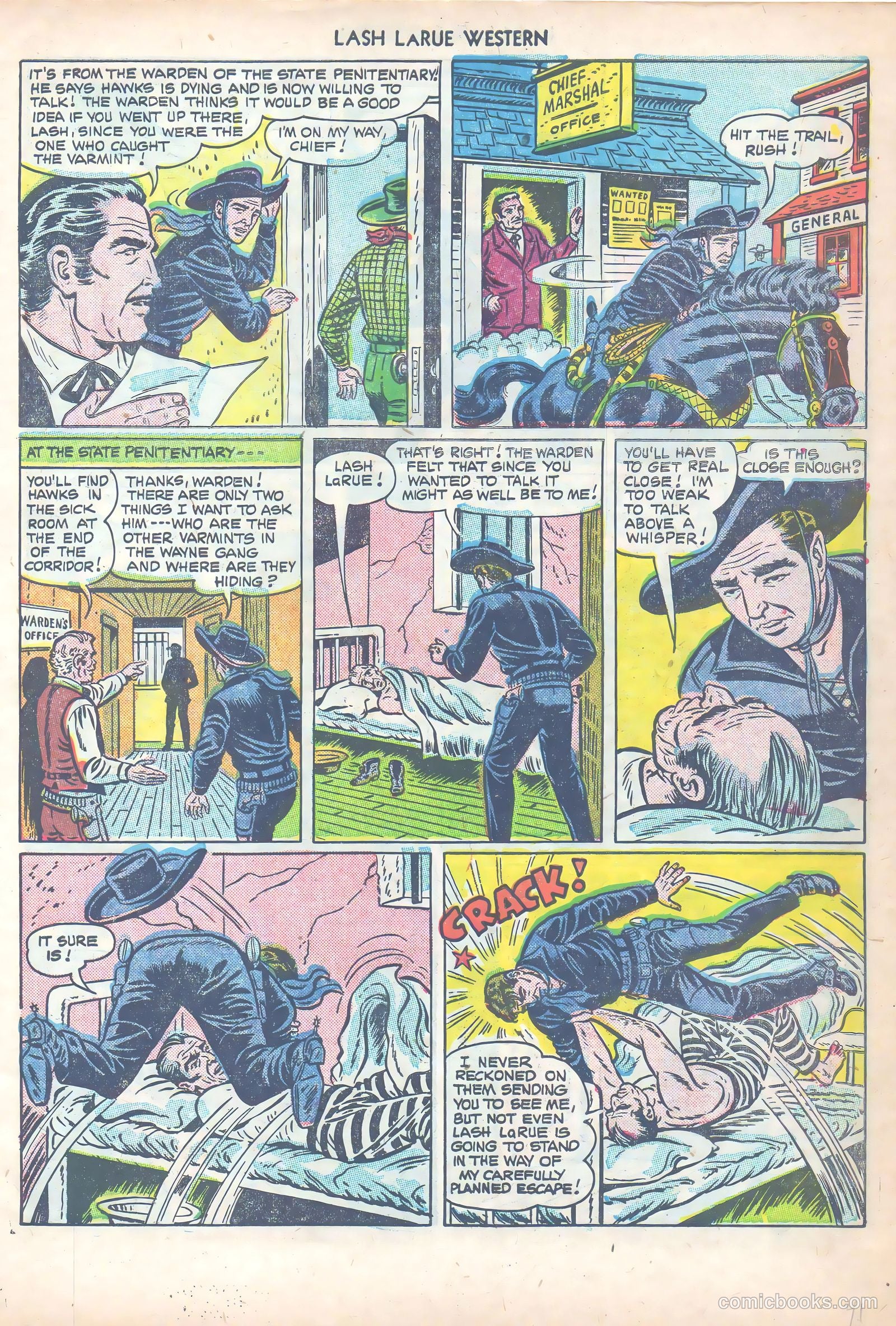 Lash LaRue Western #14 (1951) — page 44 of 53