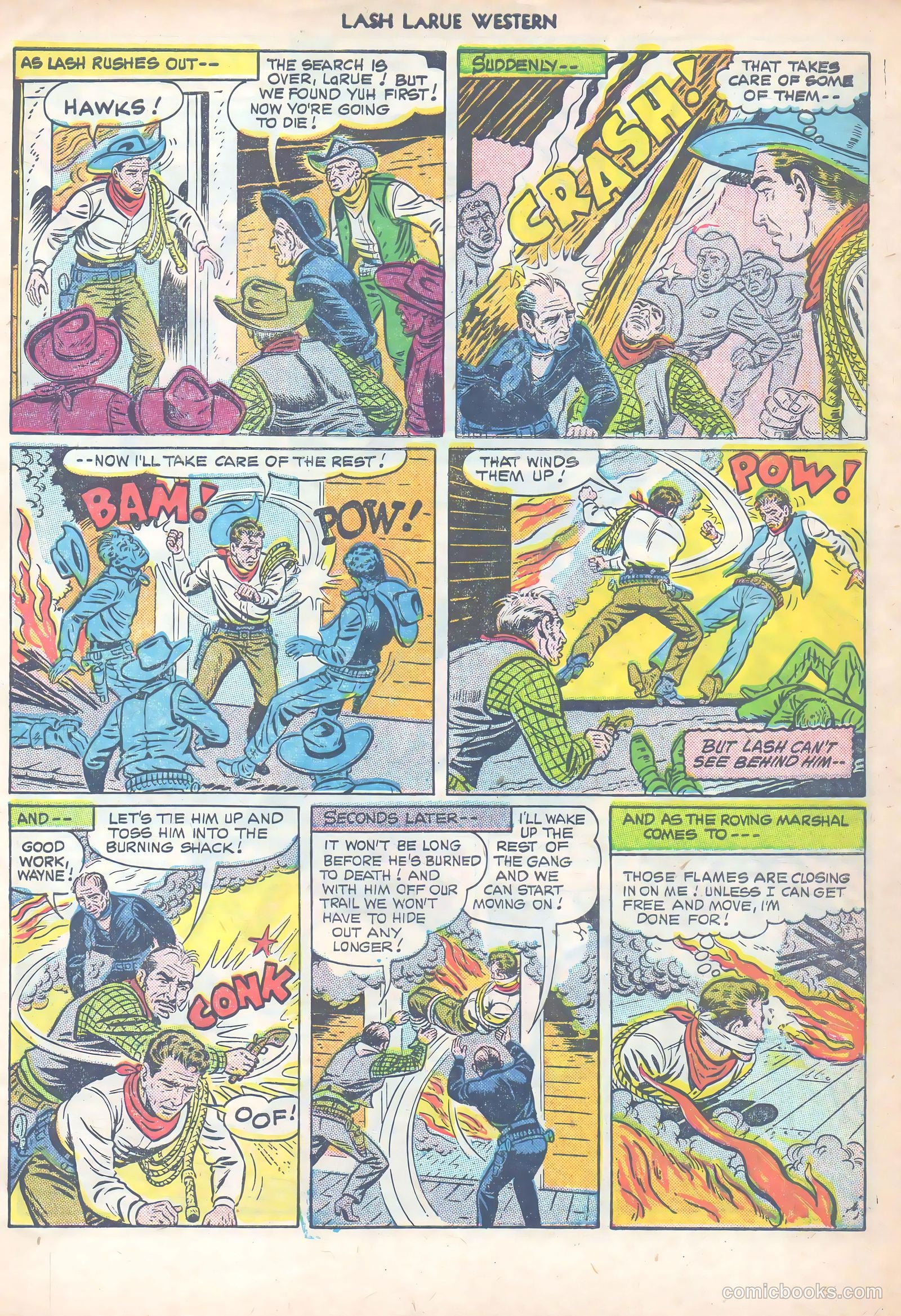 Lash LaRue Western #14 (1951) — page 48 of 53