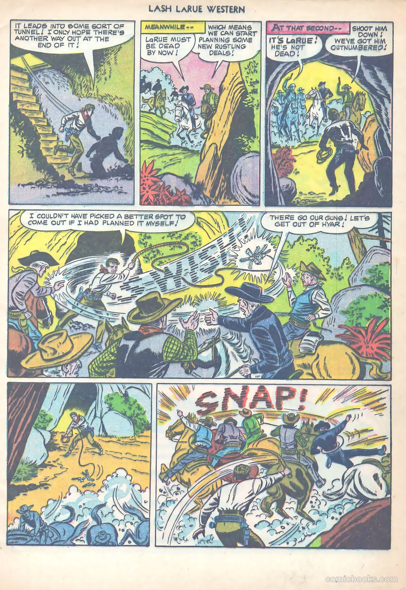 Lash LaRue Western #14 (1951) — page 50 of 53