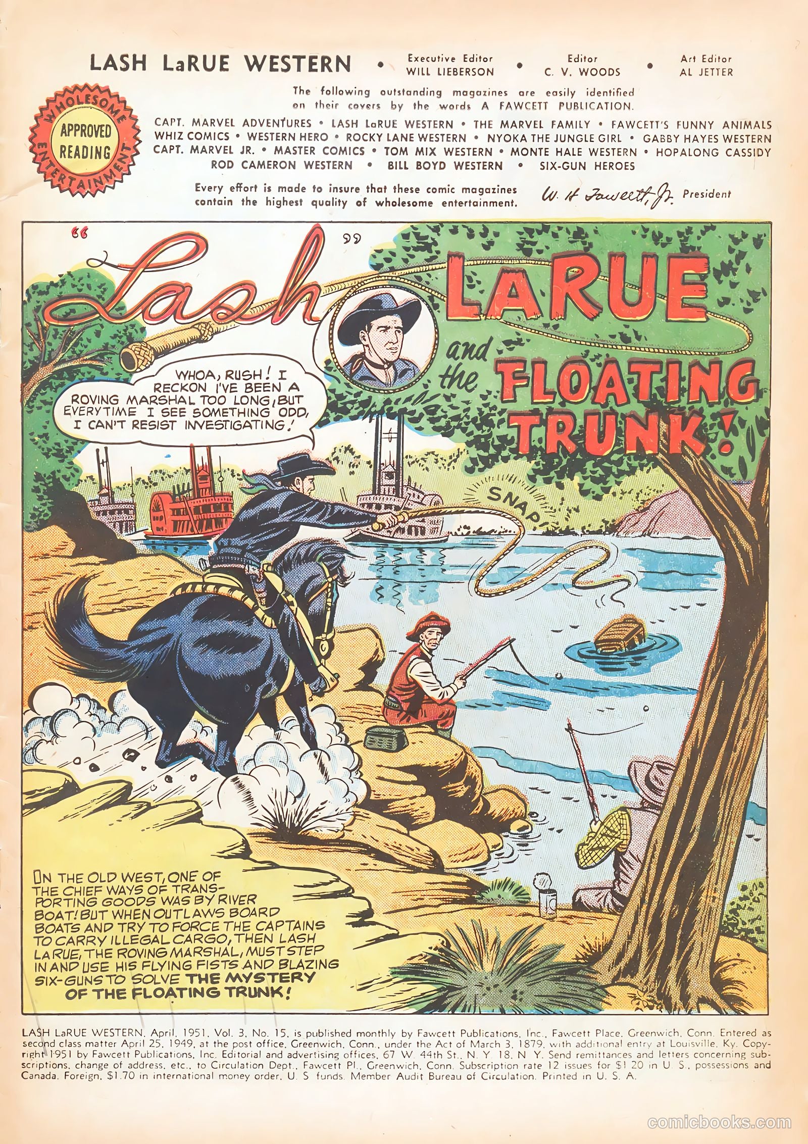 Lash LaRue Western #15 (1951) — page 3 of 52