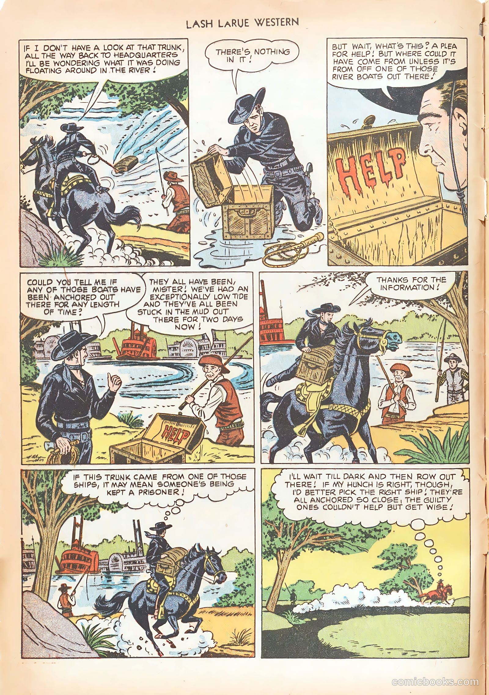 Lash LaRue Western #15 (1951) — page 4 of 52