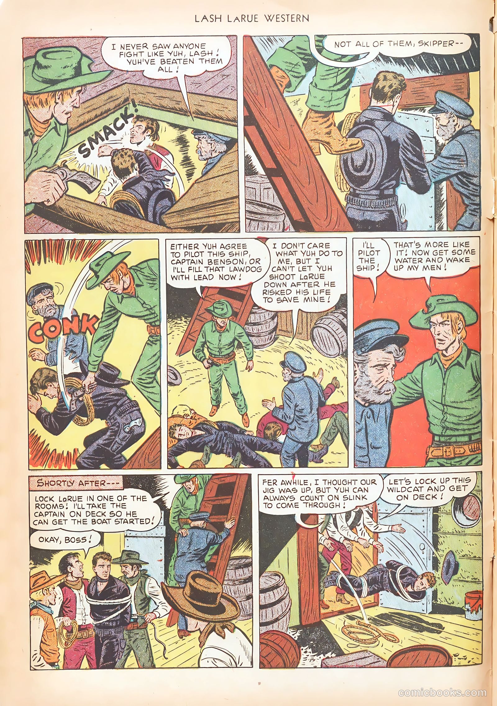 Lash LaRue Western #15 (1951) — page 8 of 52