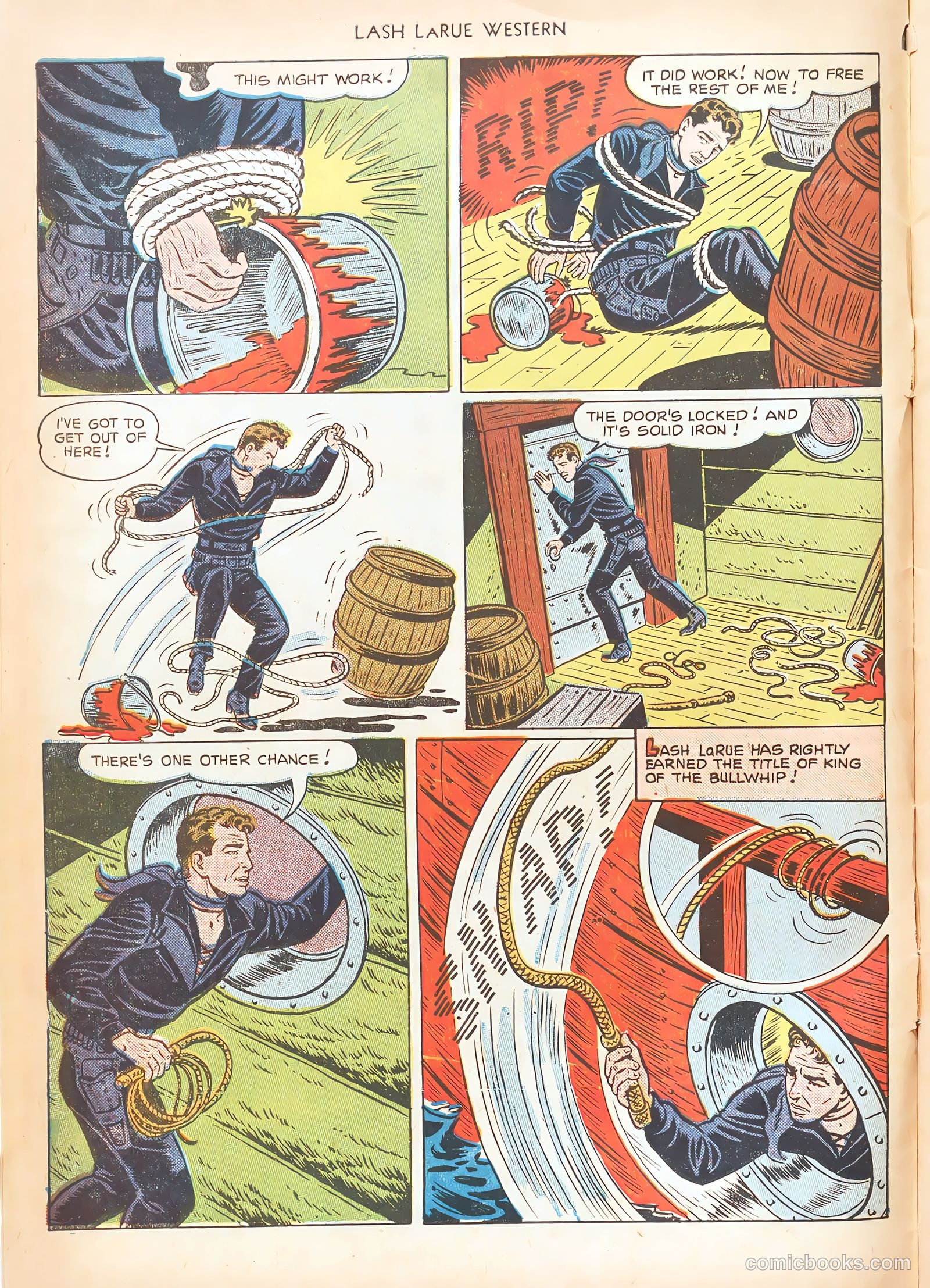 Lash LaRue Western #15 (1951) — page 10 of 52