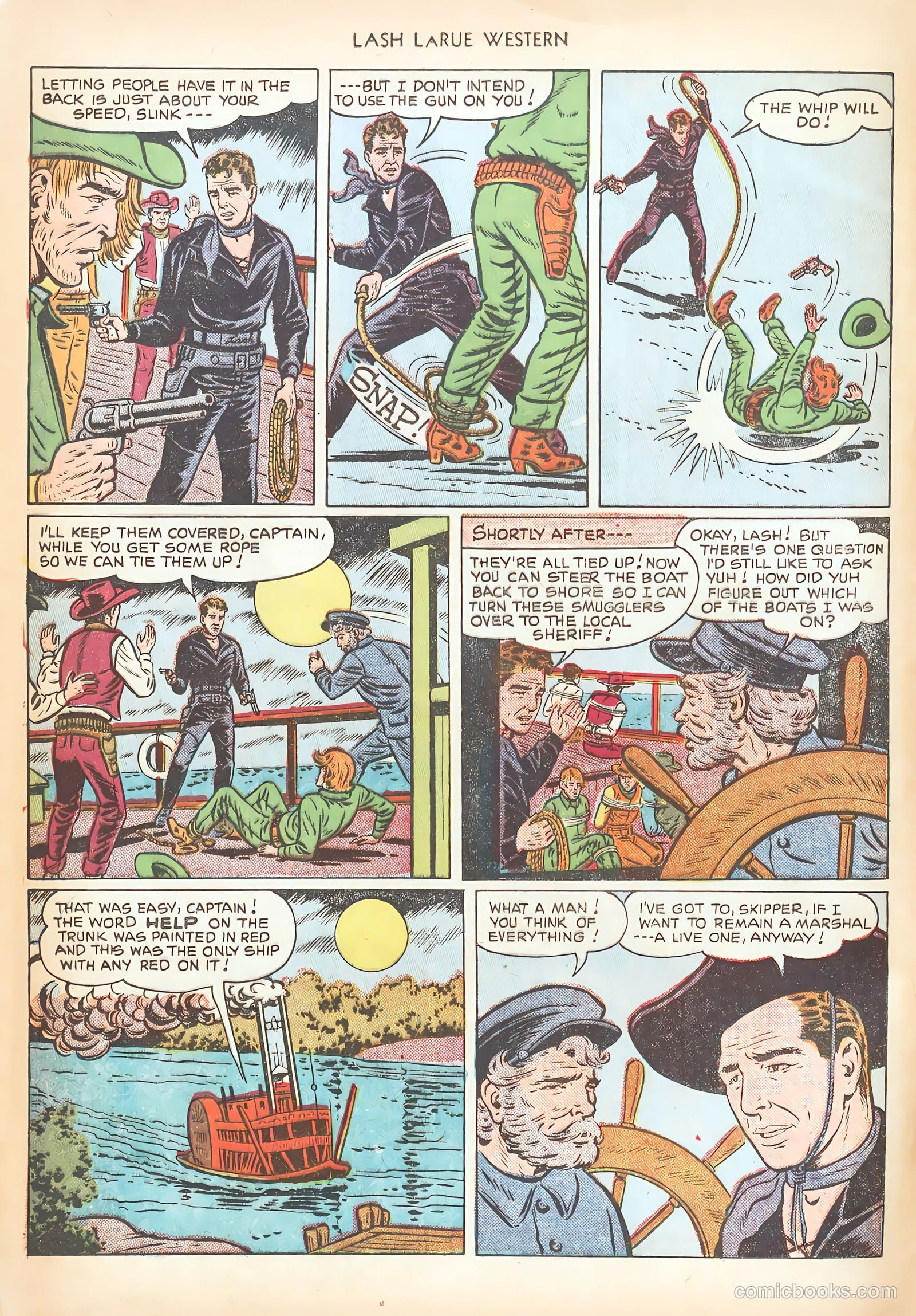 Lash LaRue Western #15 (1951) — page 12 of 52