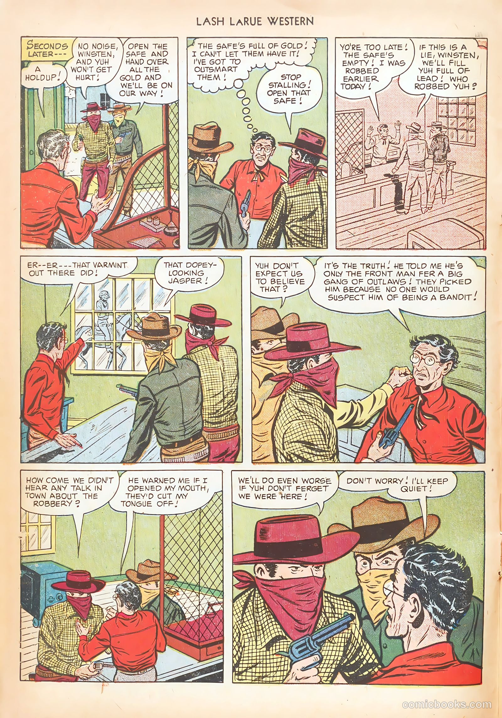 Lash LaRue Western #15 (1951) — page 18 of 52