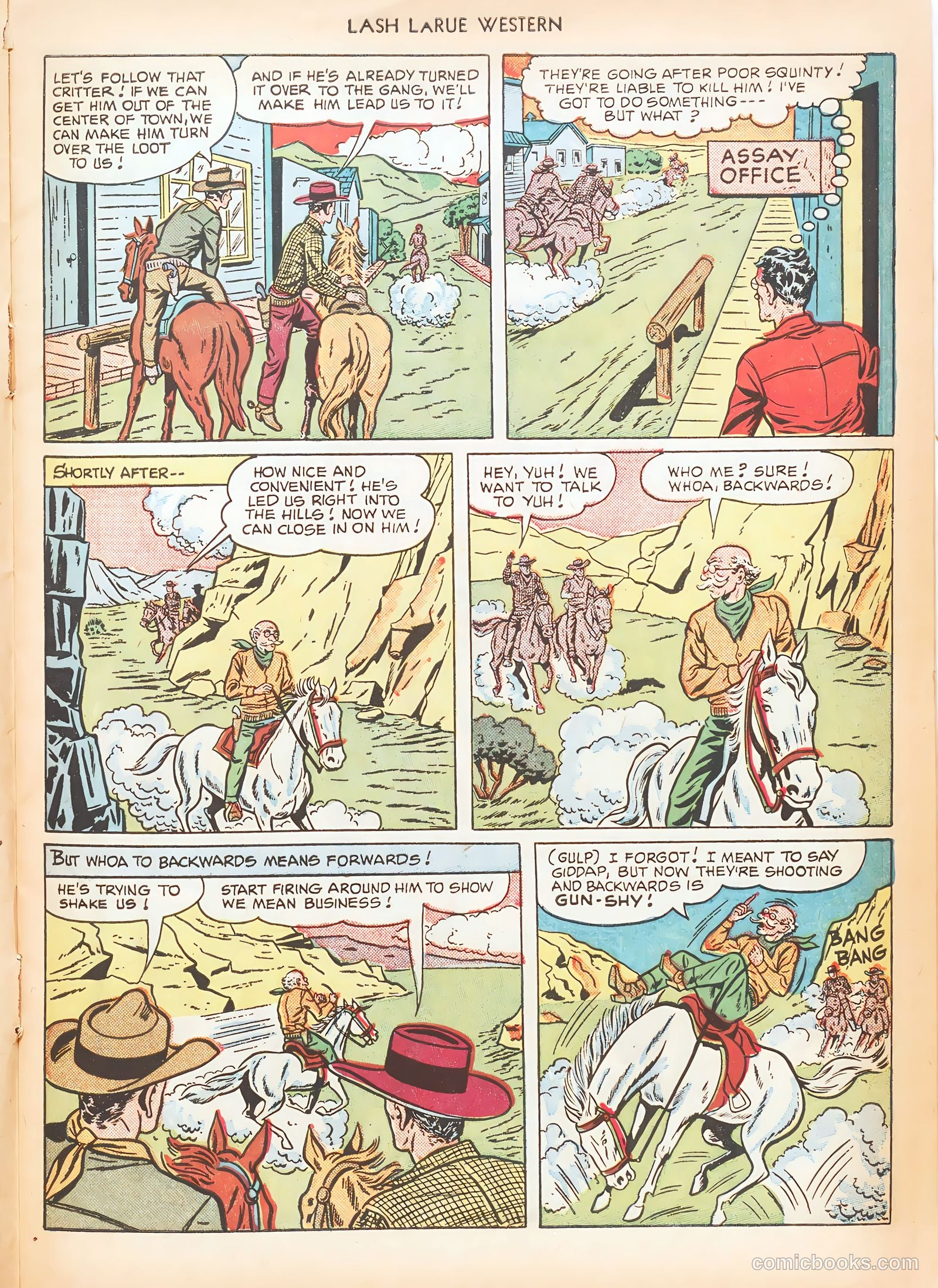 Lash LaRue Western #15 (1951) — page 19 of 52