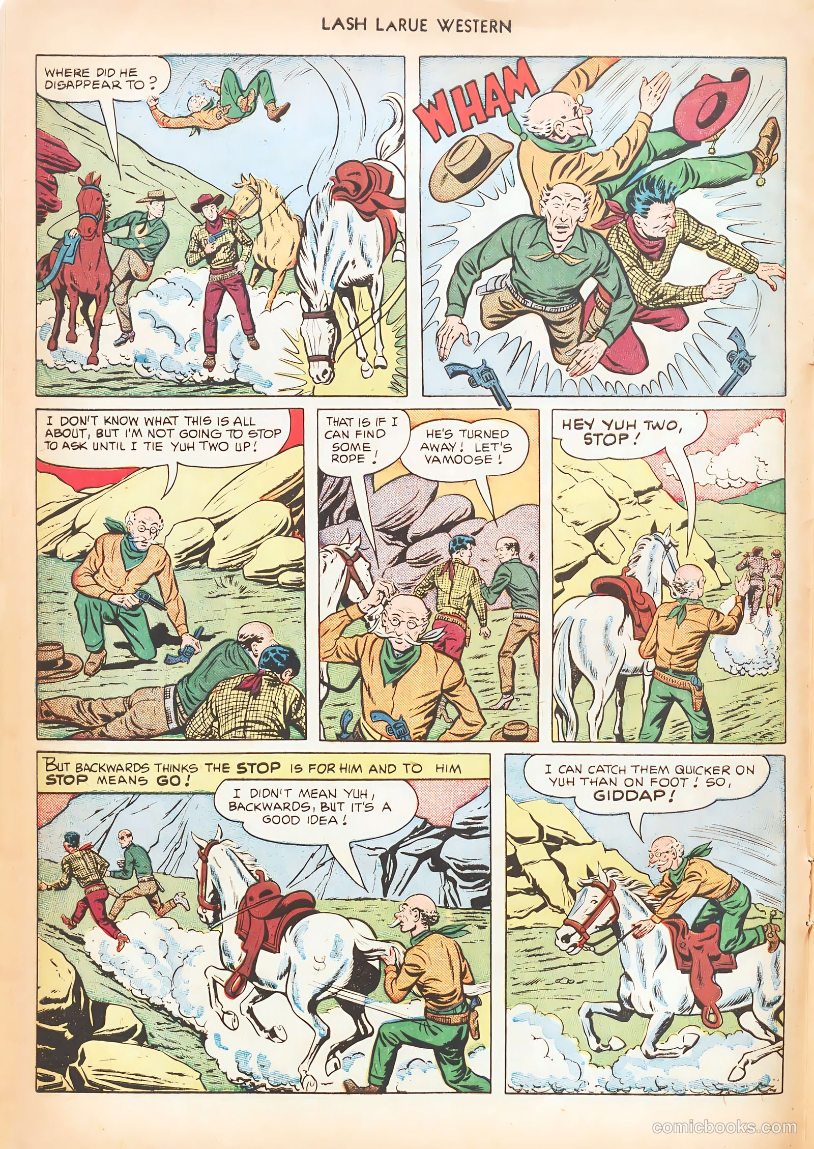 Lash LaRue Western #15 (1951) — page 20 of 52