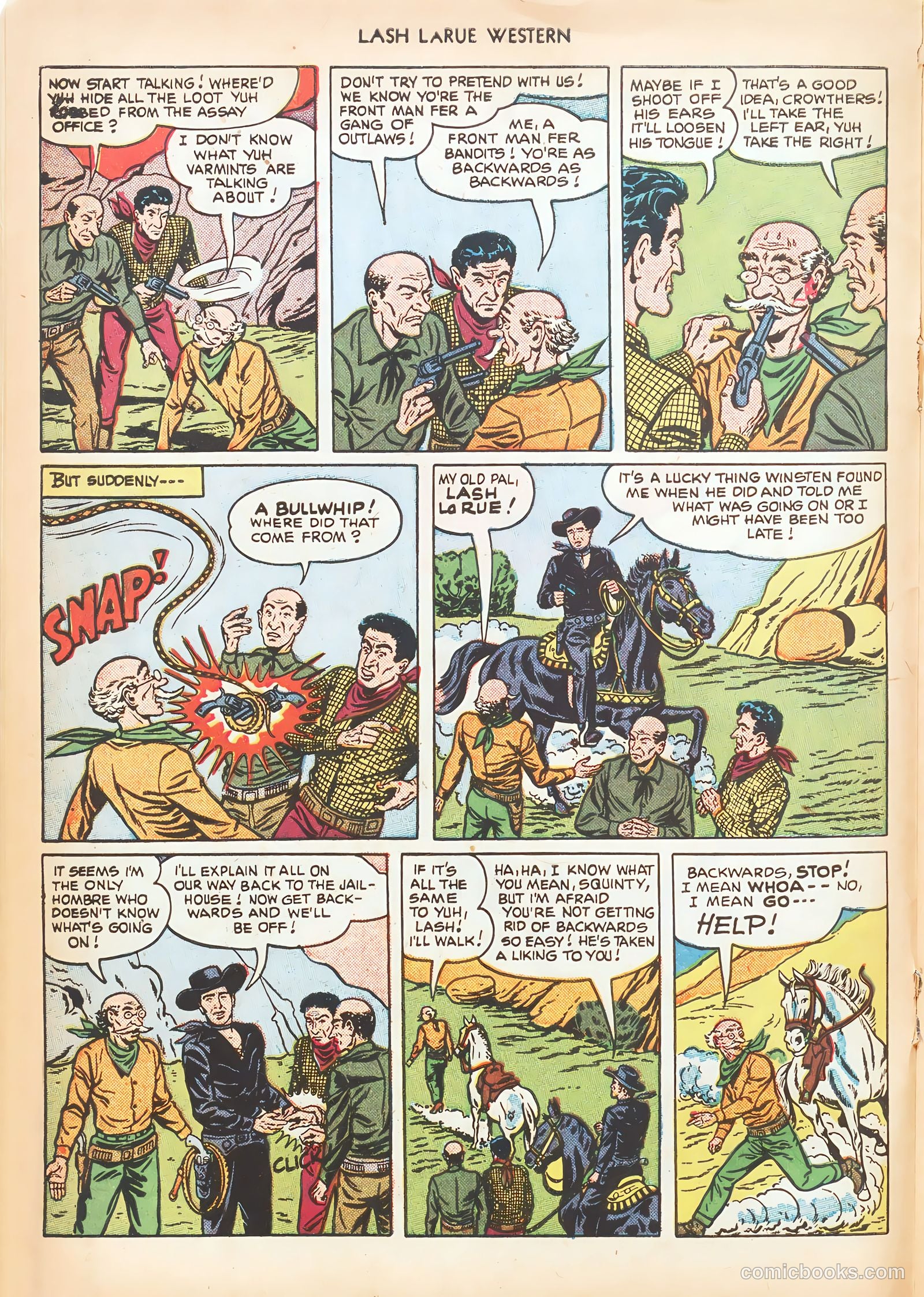 Lash LaRue Western #15 (1951) — page 22 of 52