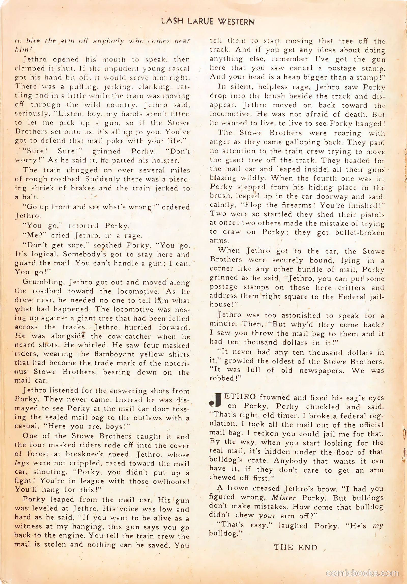 Lash LaRue Western #15 (1951) — page 24 of 52