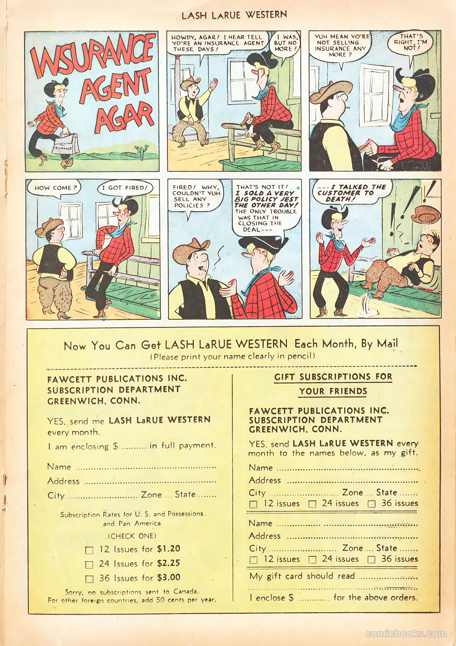 Lash LaRue Western #15 (1951) — page 25 of 52