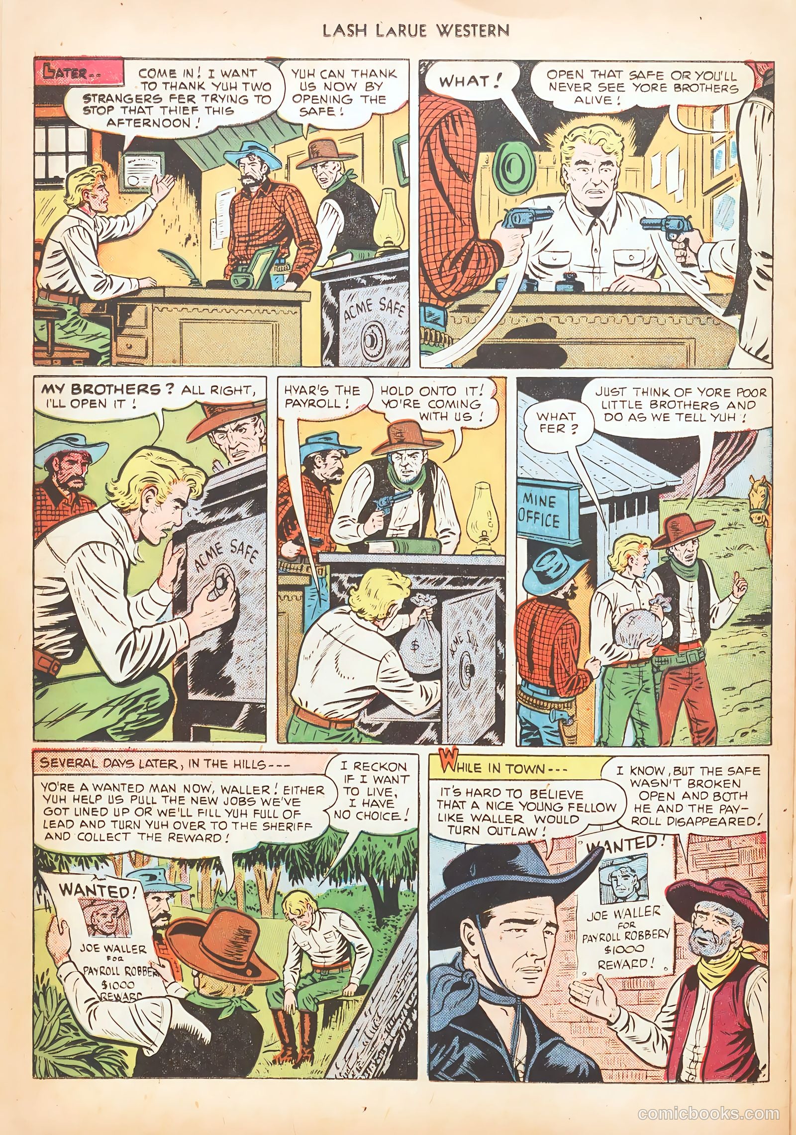 Lash LaRue Western #15 (1951) — page 28 of 52