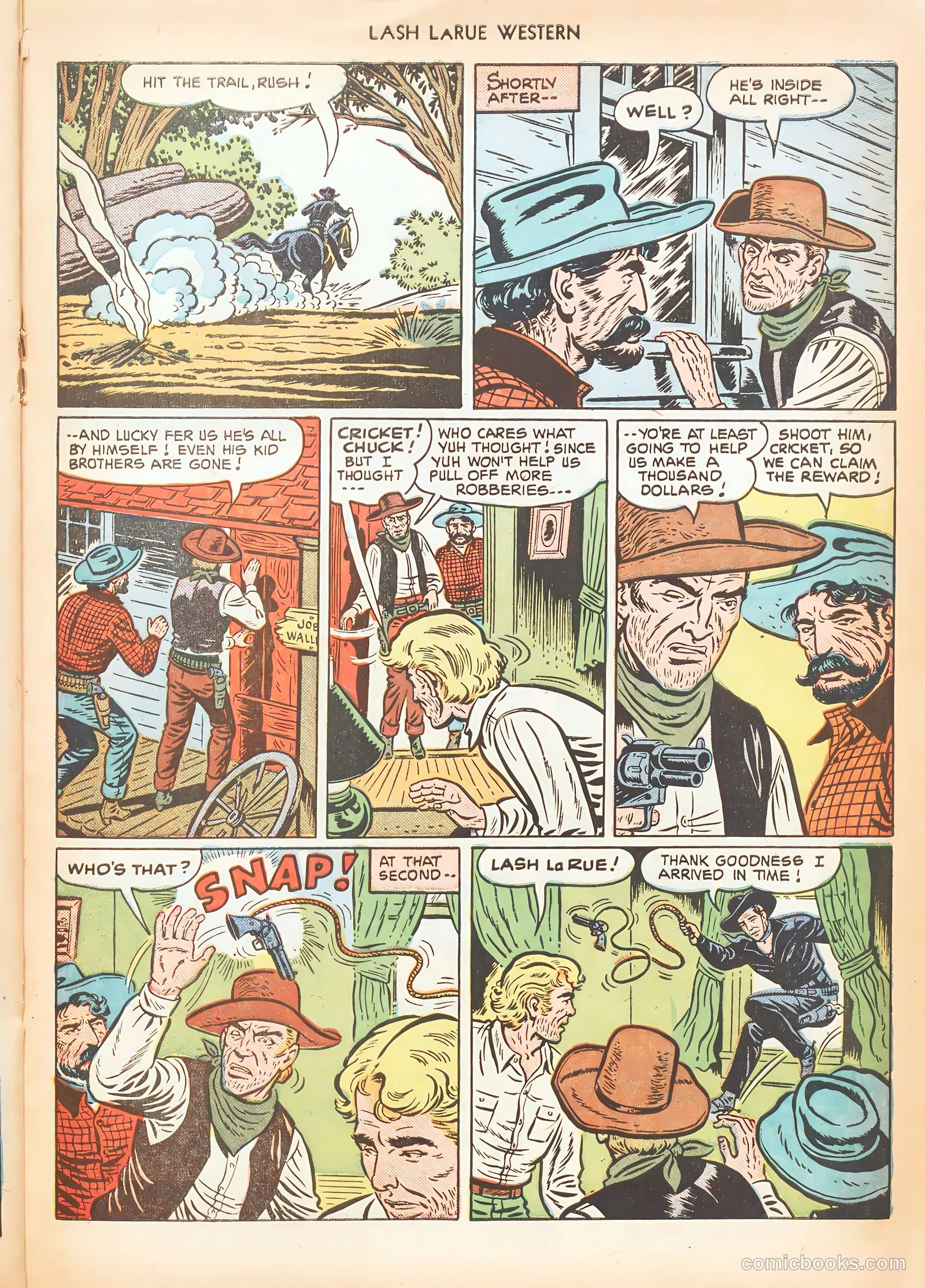 Lash LaRue Western #15 (1951) — page 31 of 52