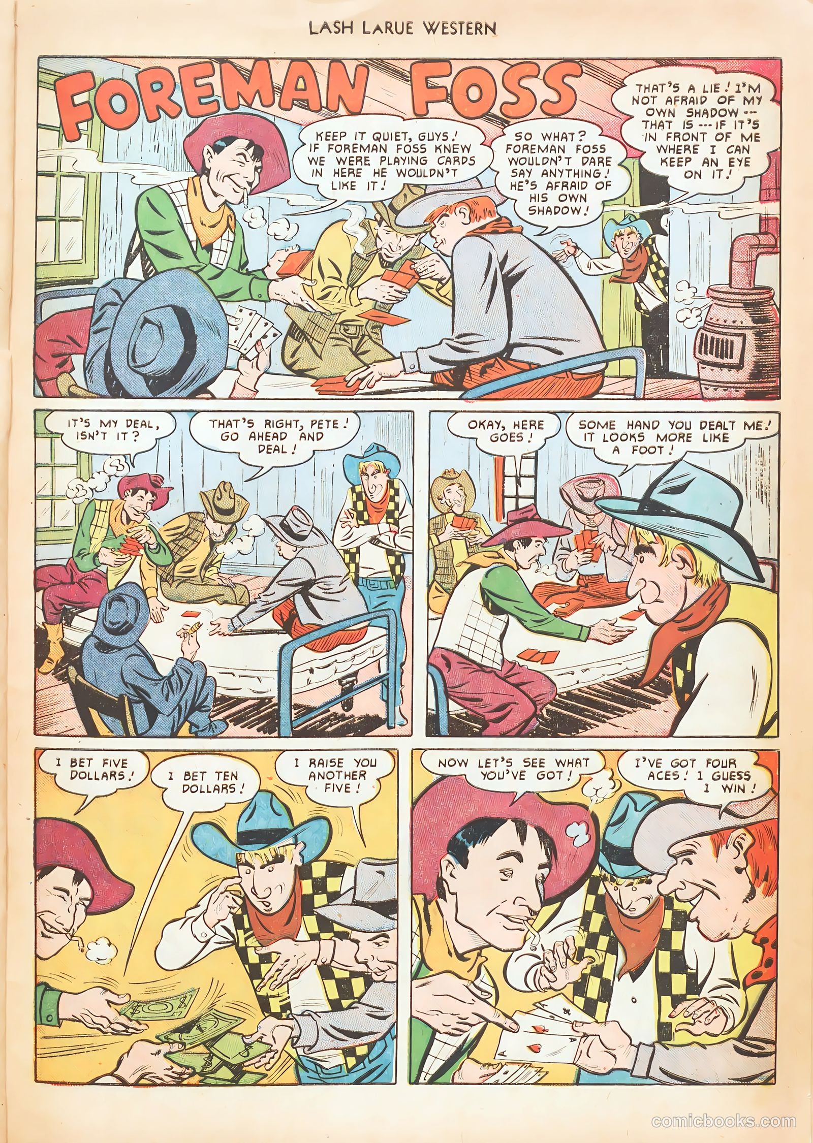 Lash LaRue Western #15 (1951) — page 33 of 52