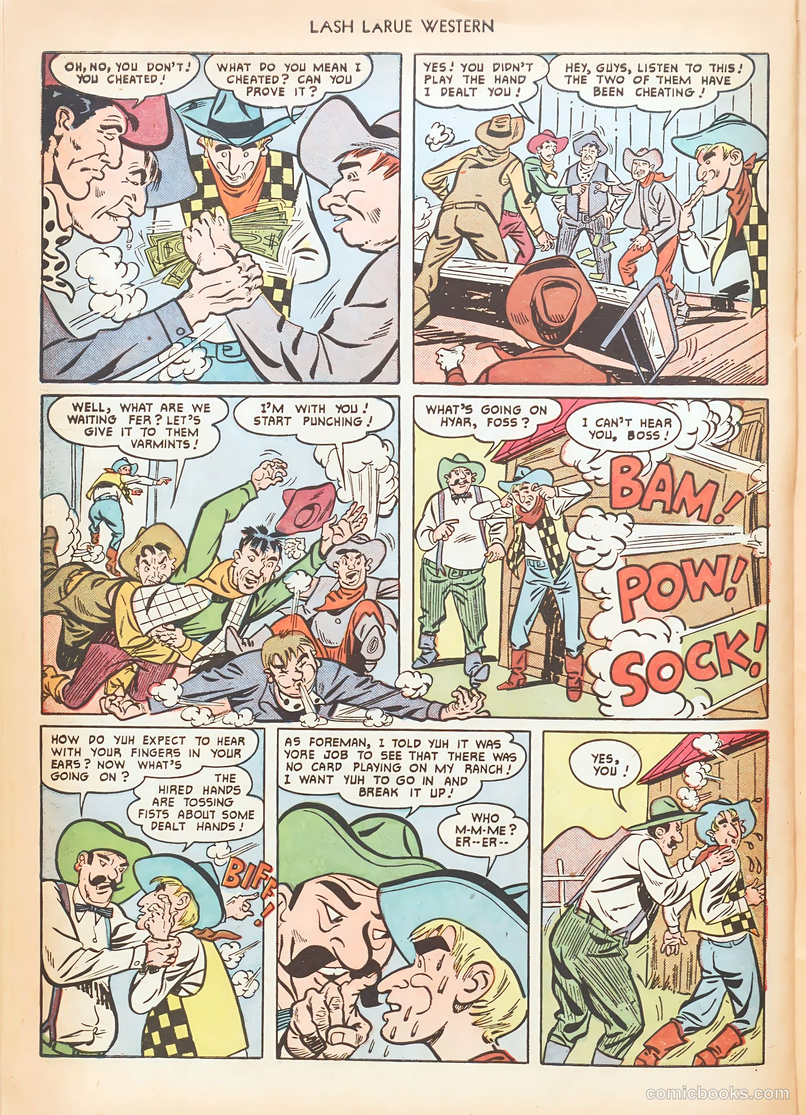 Lash LaRue Western #15 (1951) — page 34 of 52