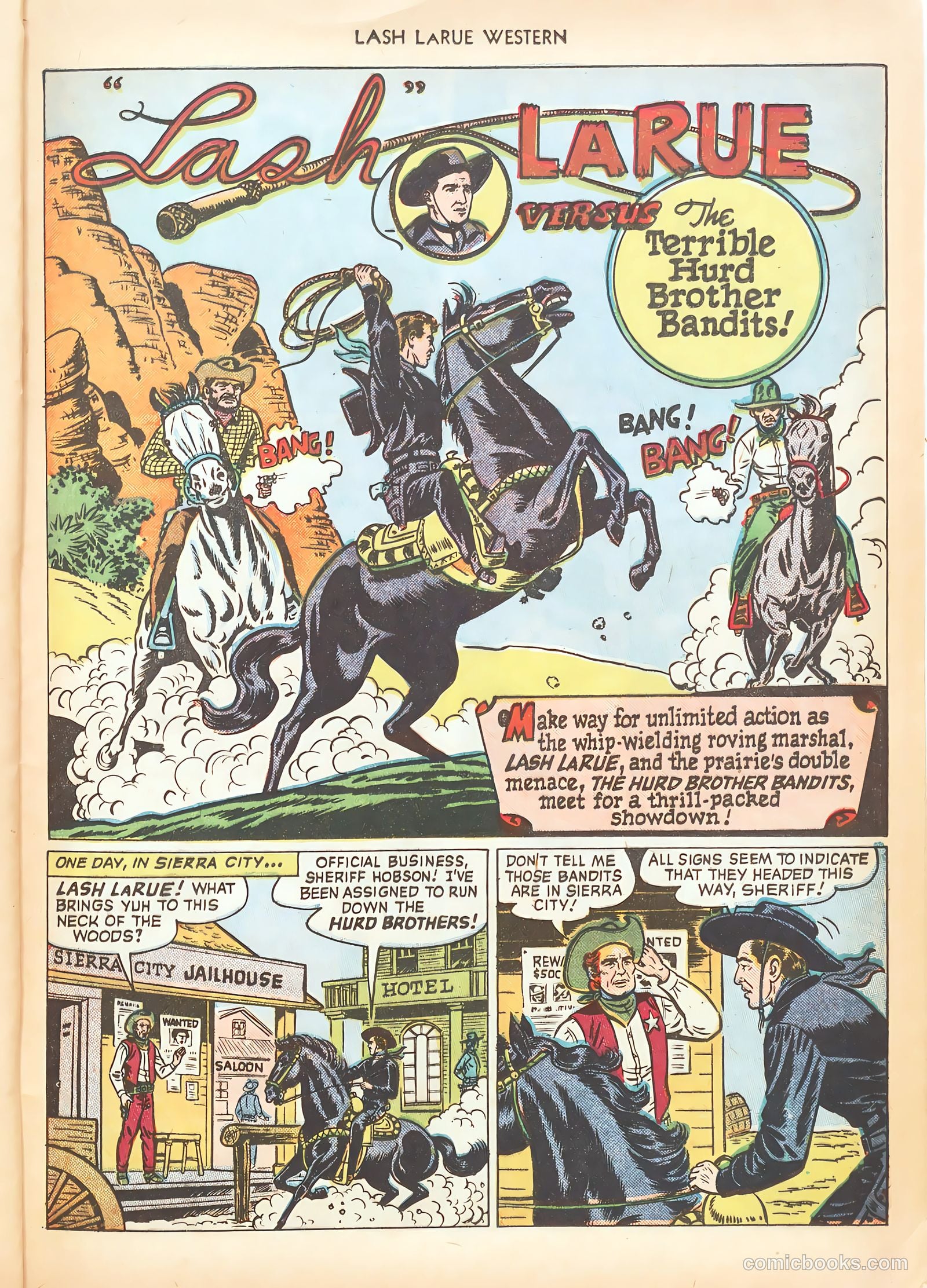 Lash LaRue Western #15 (1951) — page 37 of 52