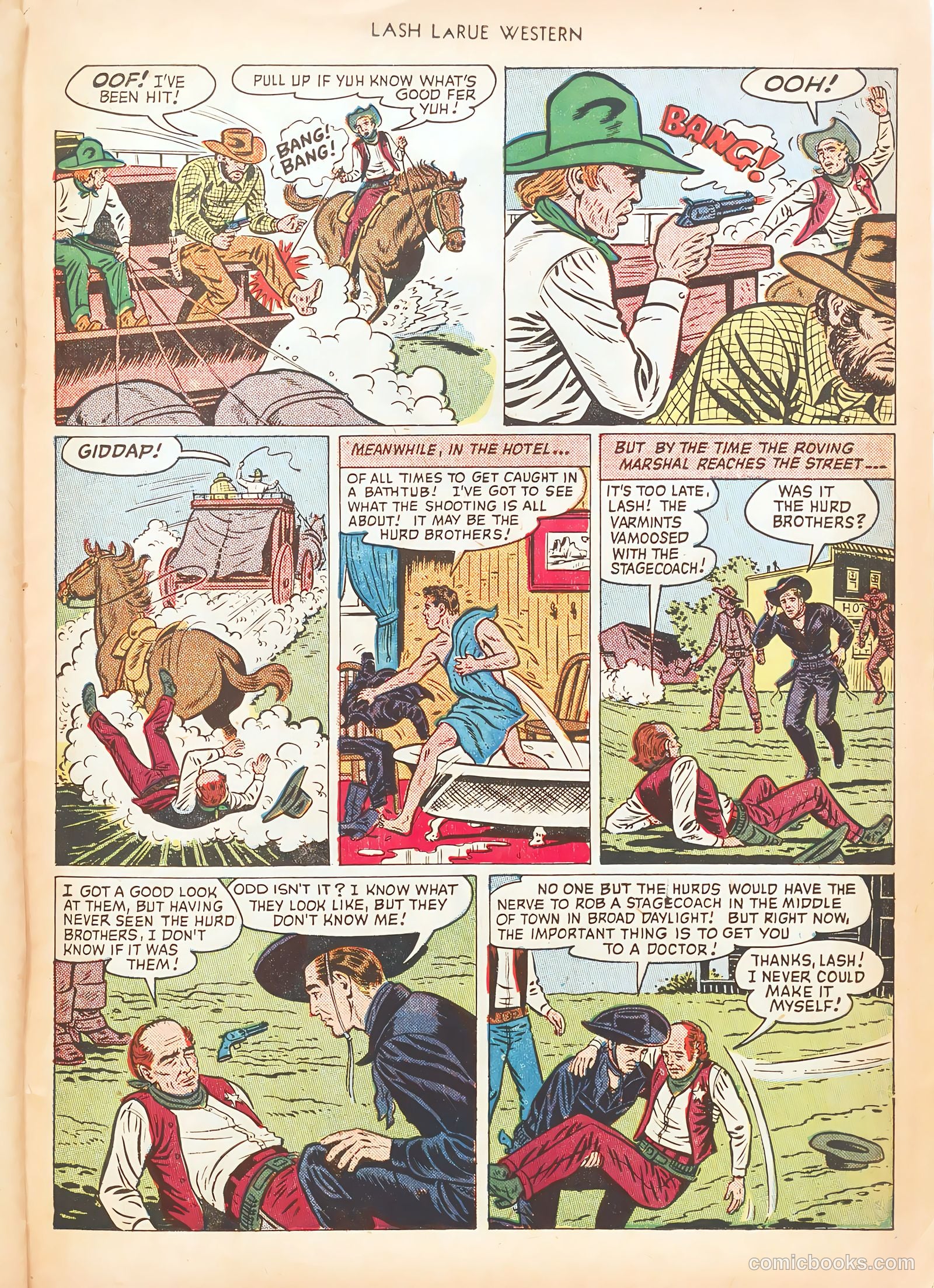 Lash LaRue Western #15 (1951) — page 39 of 52