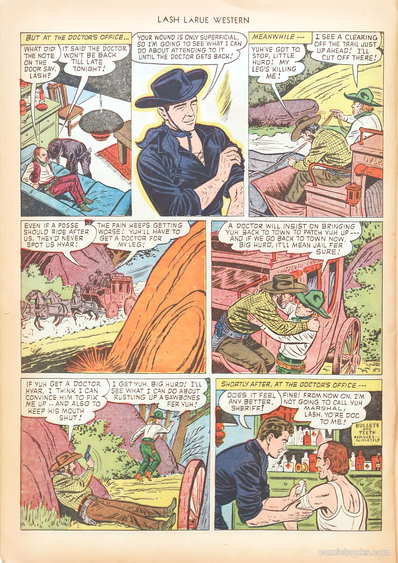 Lash LaRue Western #15 (1951) — page 40 of 52