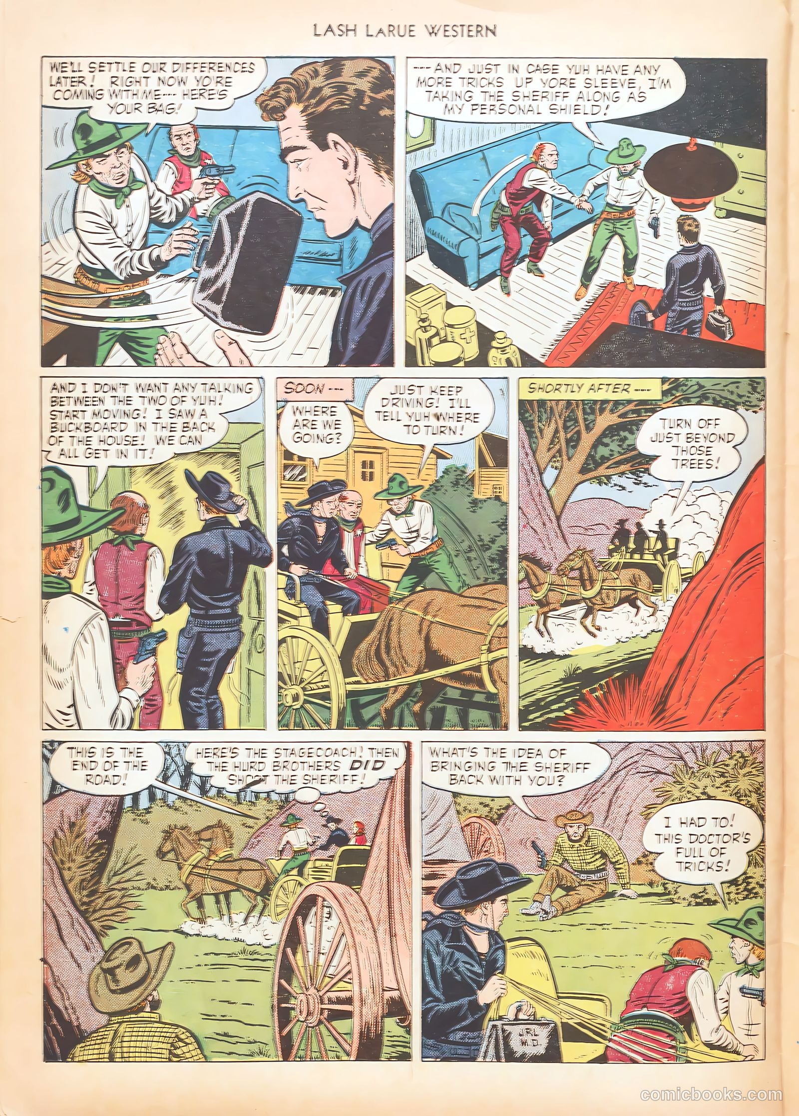 Lash LaRue Western #15 (1951) — page 42 of 52