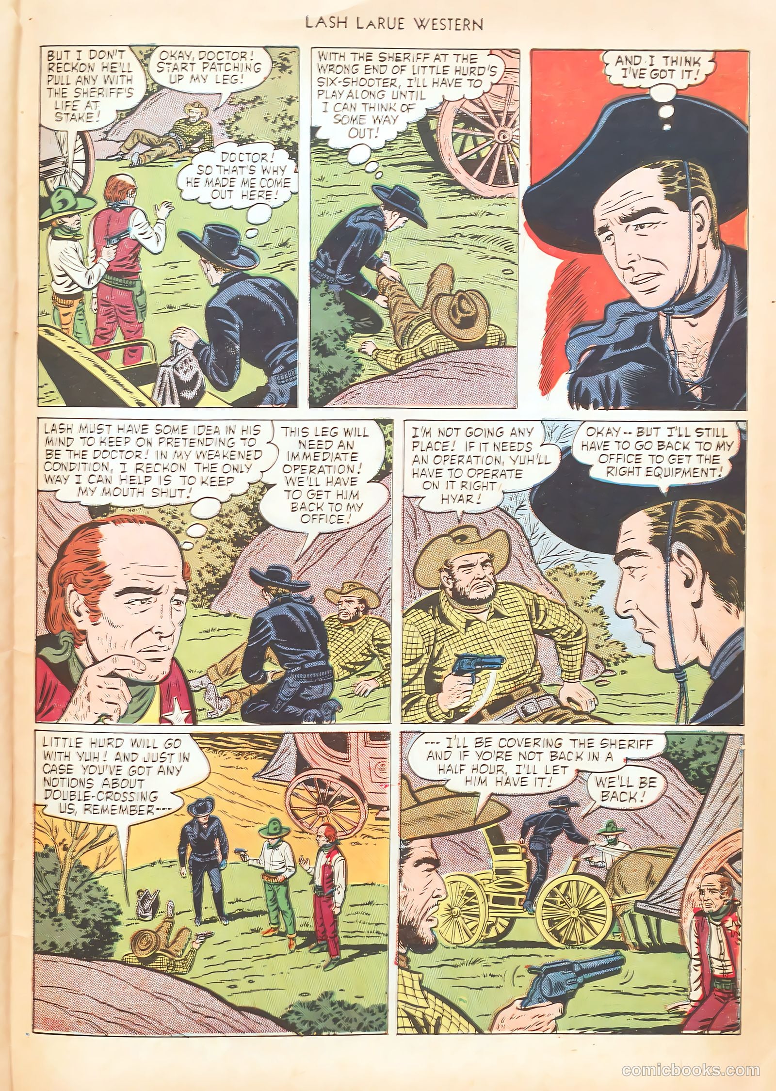 Lash LaRue Western #15 (1951) — page 43 of 52