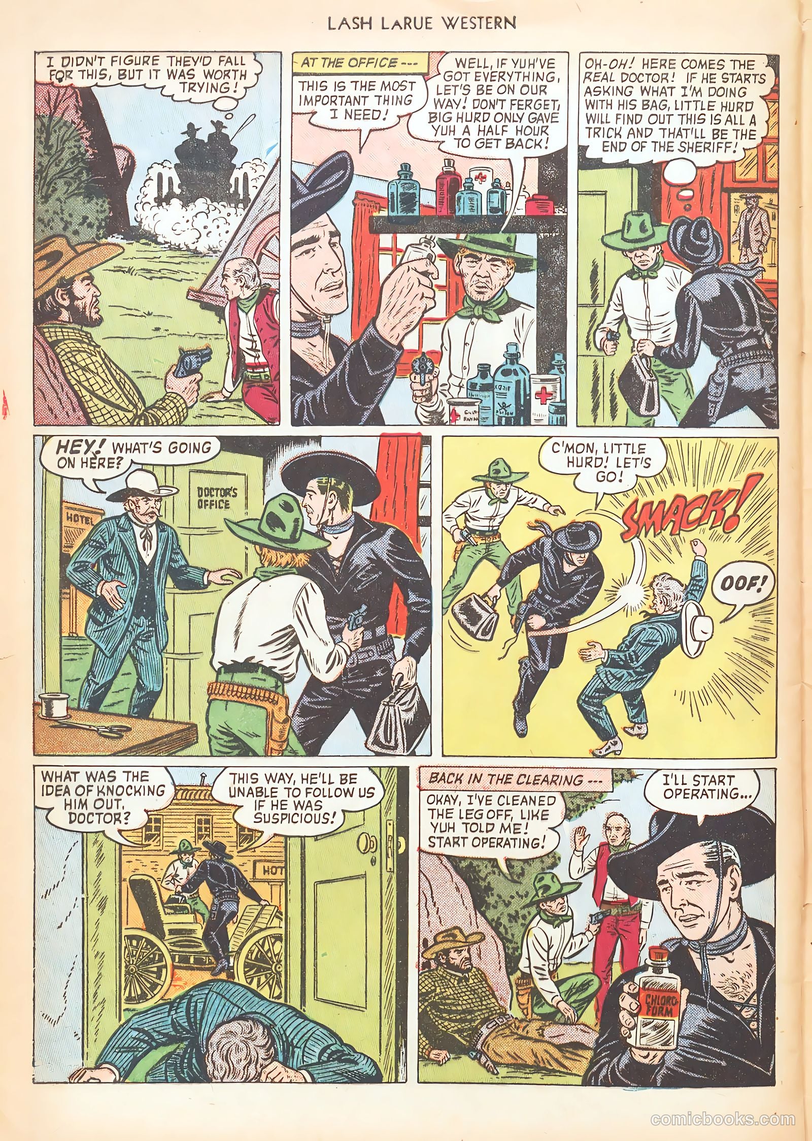Lash LaRue Western #15 (1951) — page 44 of 52