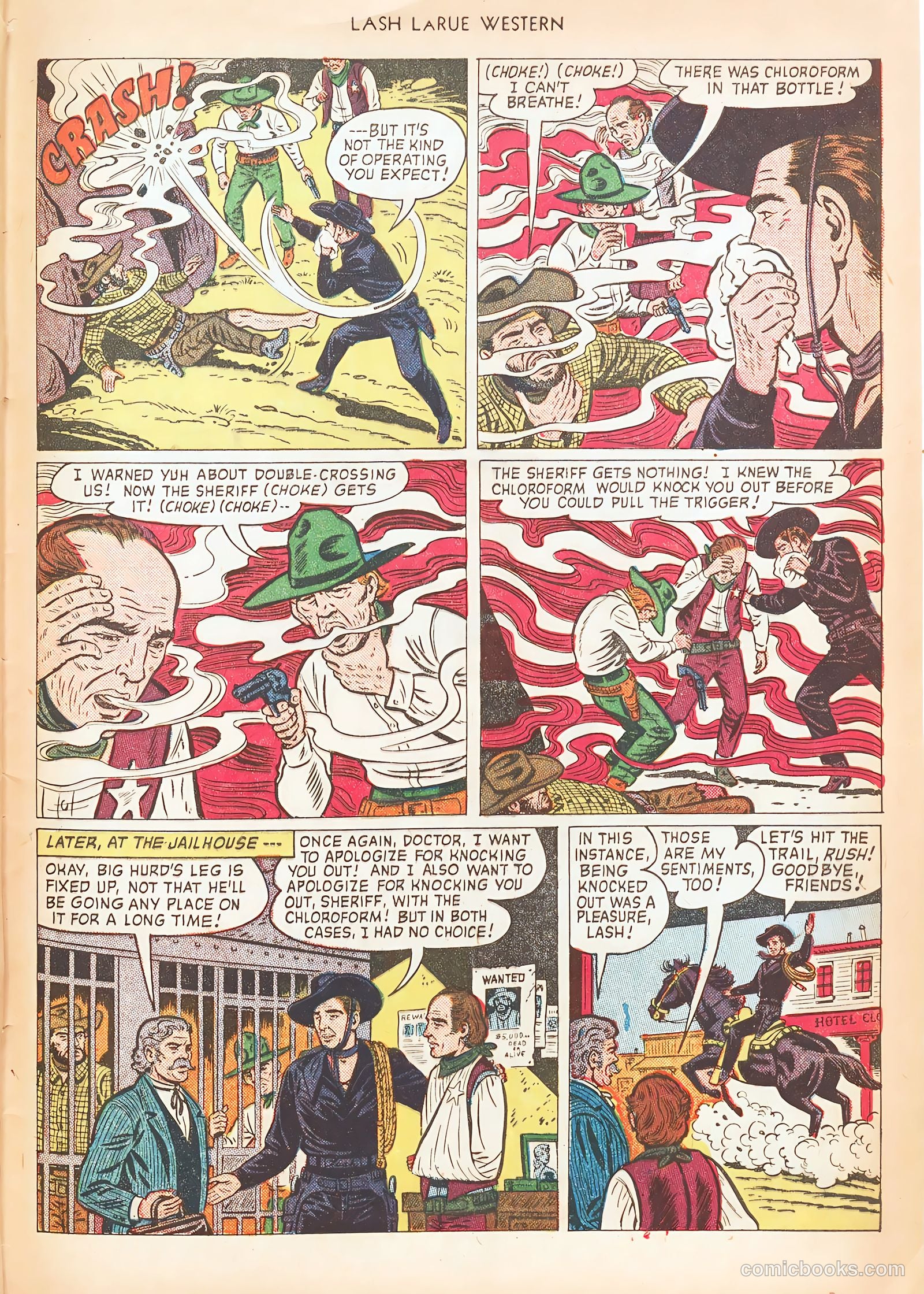 Lash LaRue Western #15 (1951) — page 45 of 52