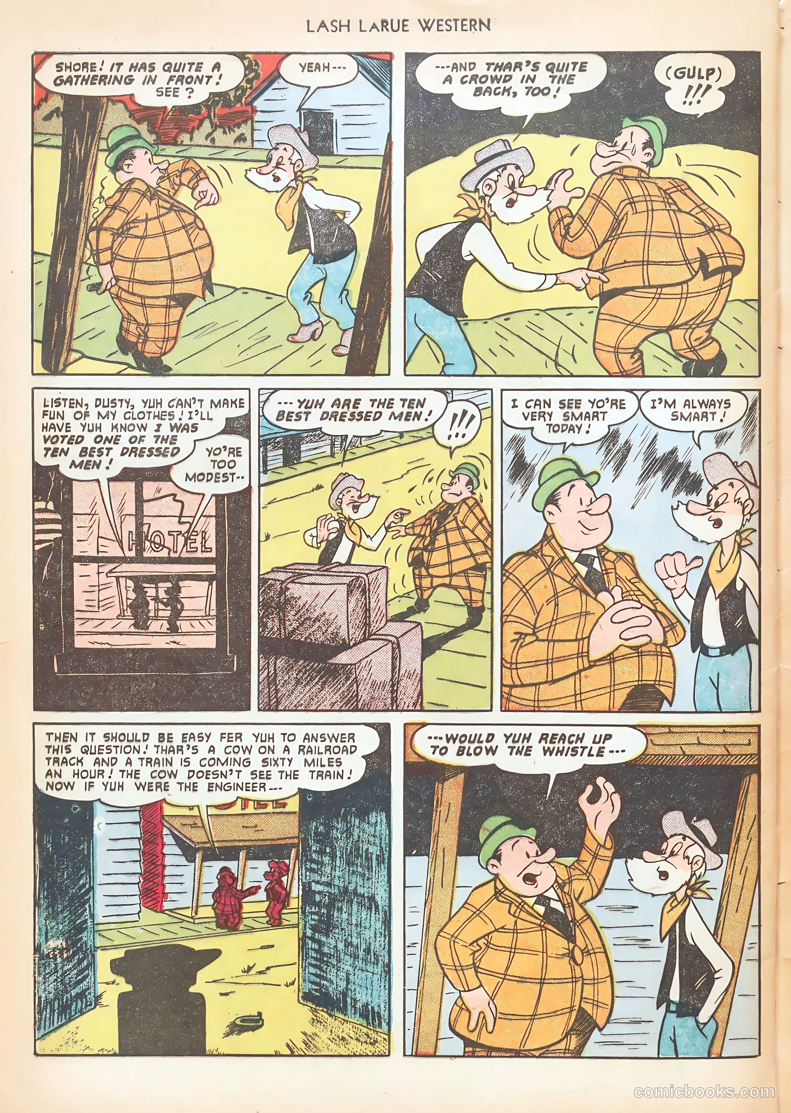Lash LaRue Western #15 (1951) — page 48 of 52