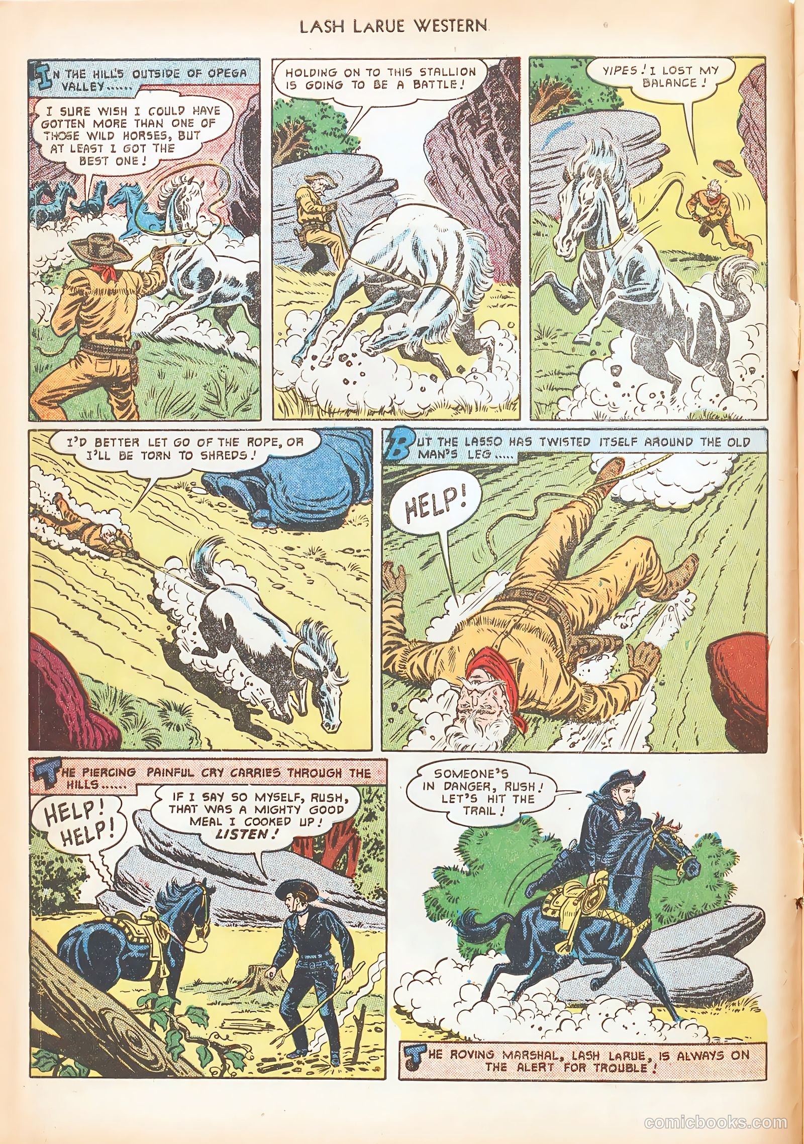 Lash LaRue Western #16 (1951) — page 4 of 36