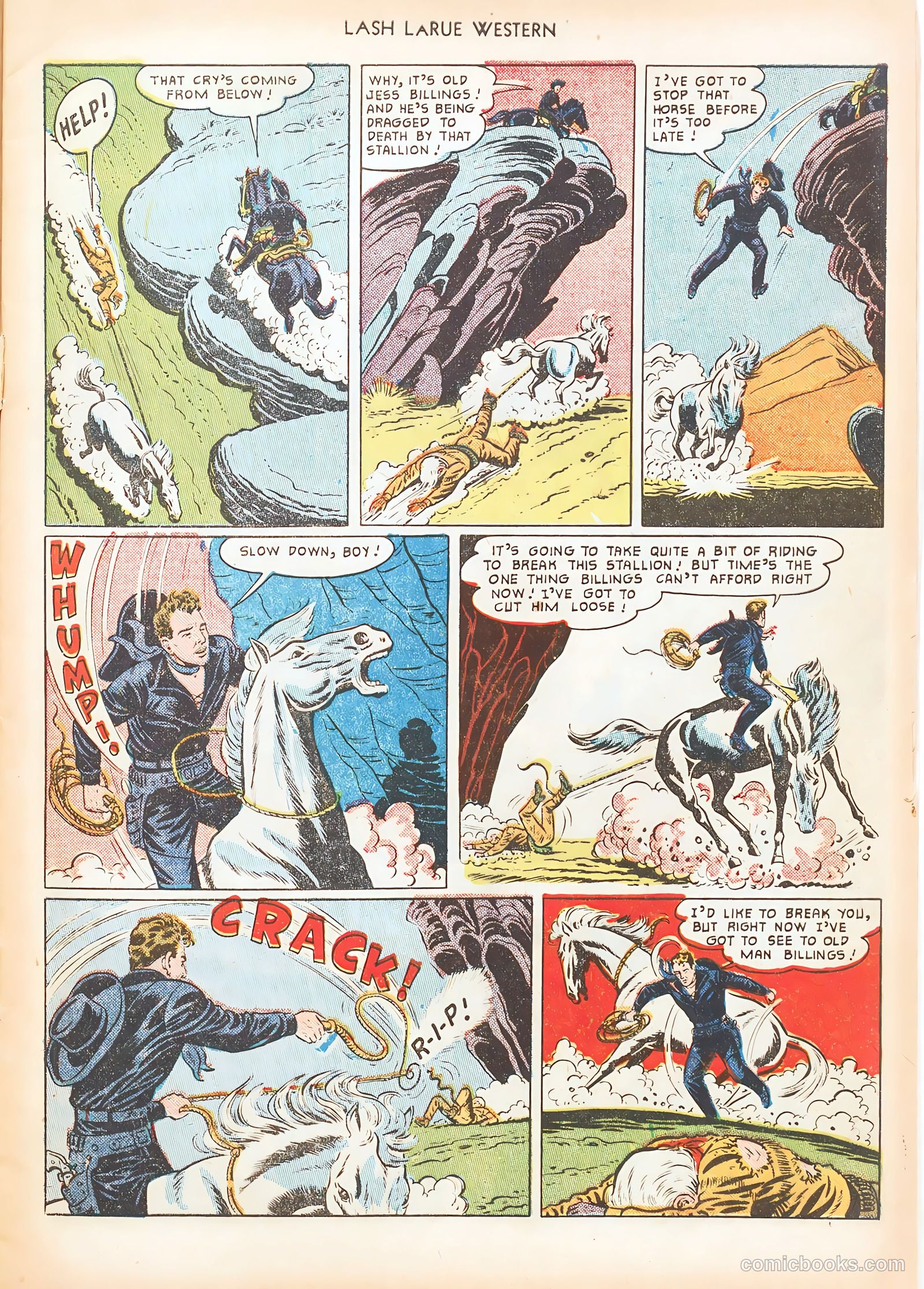 Lash LaRue Western #16 (1951) — page 5 of 36