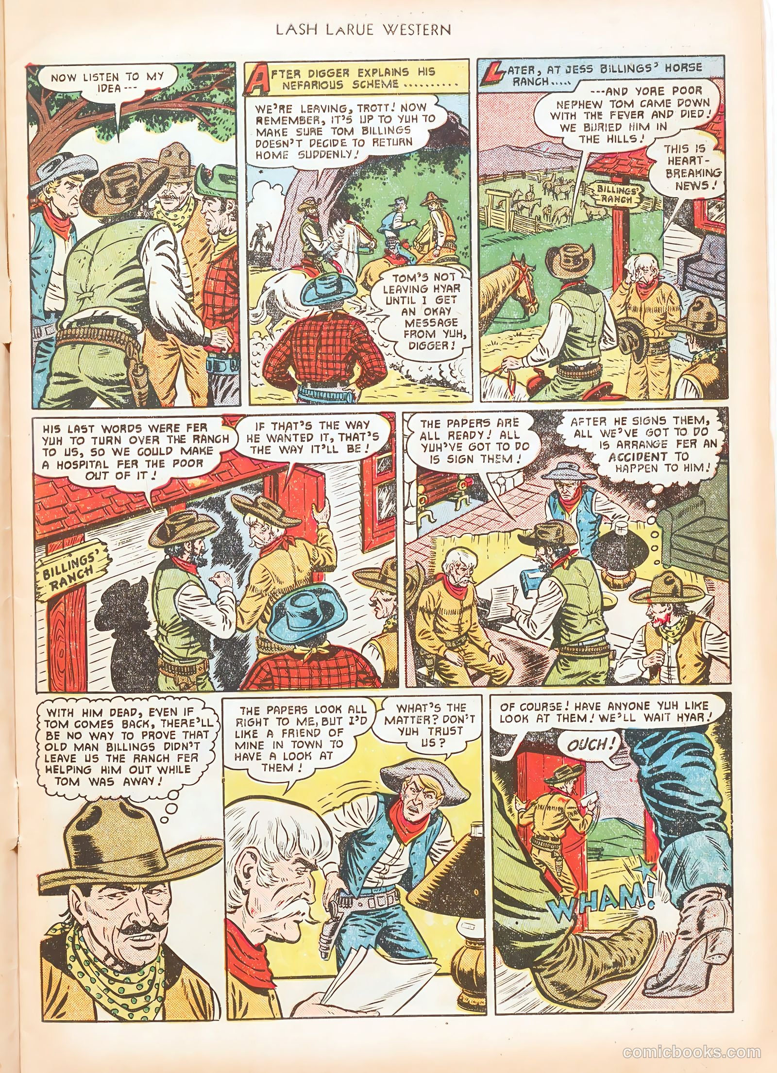 Lash LaRue Western #16 (1951) — page 7 of 36