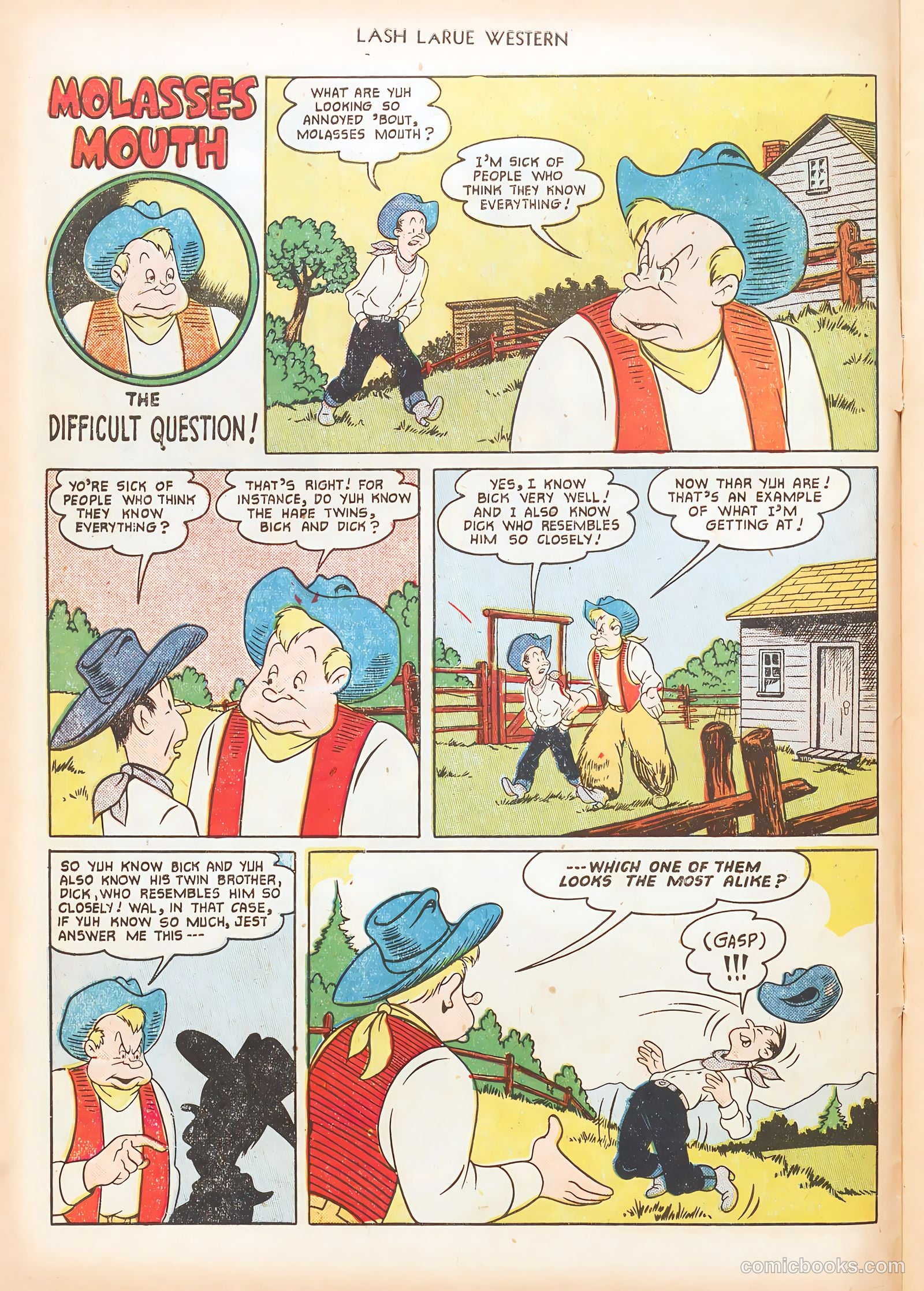 Lash LaRue Western #16 (1951) — page 10 of 36