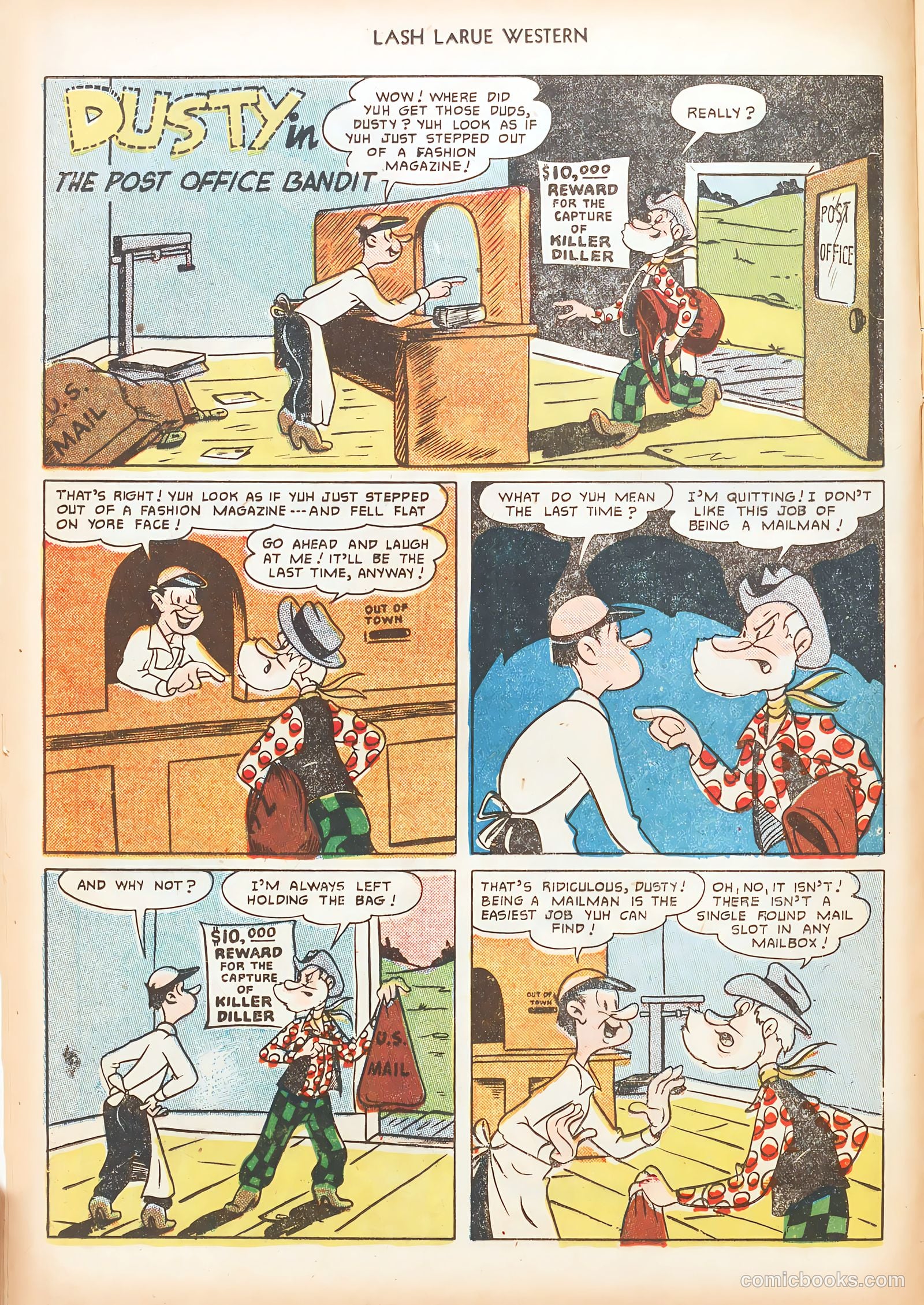 Lash LaRue Western #16 (1951) — page 12 of 36