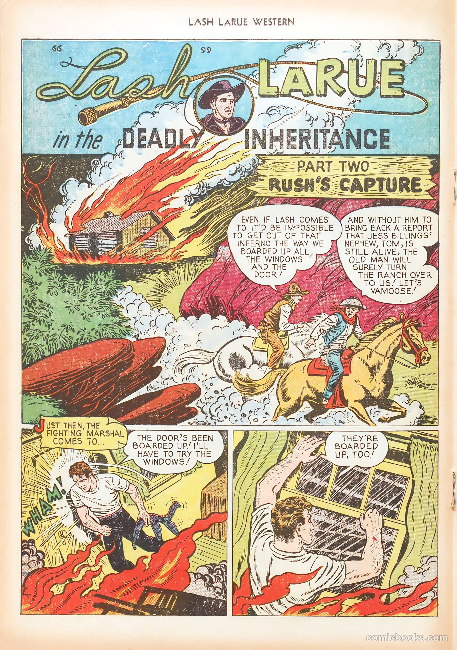 Lash LaRue Western #16 (1951) — page 18 of 36