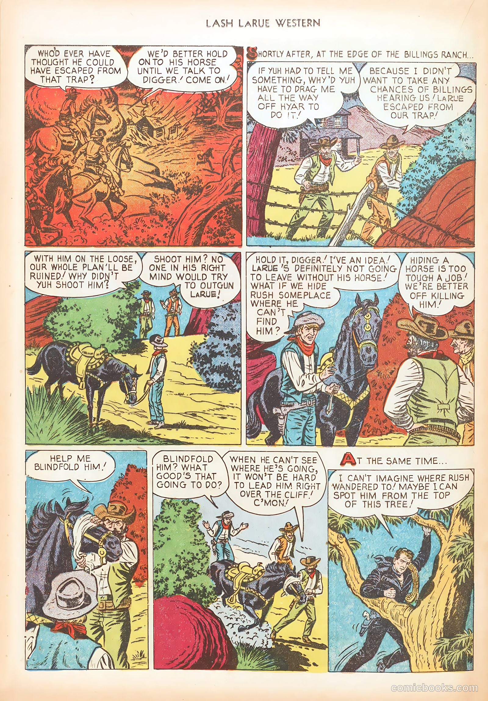 Lash LaRue Western #16 (1951) — page 20 of 36
