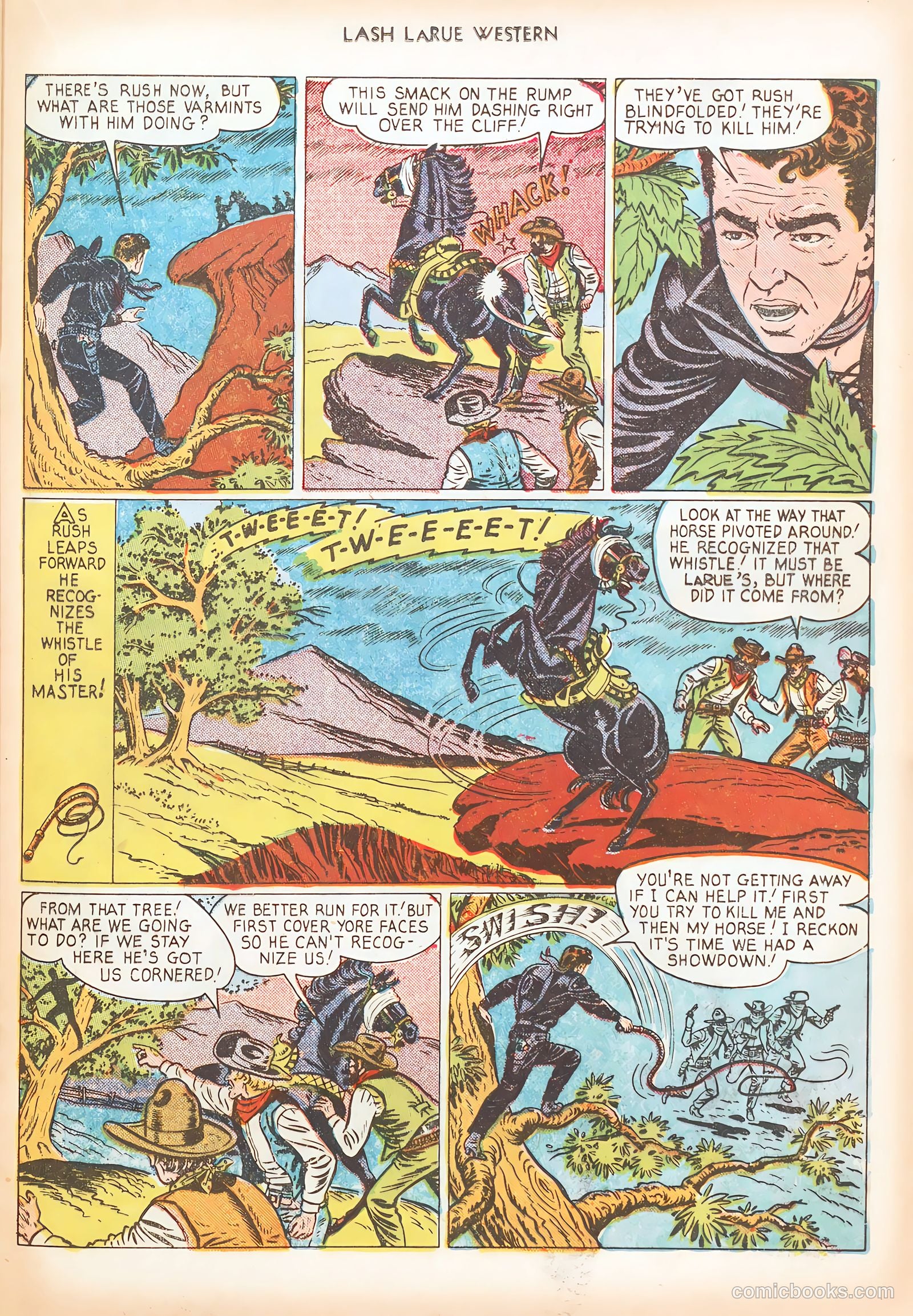 Lash LaRue Western #16 (1951) — page 21 of 36